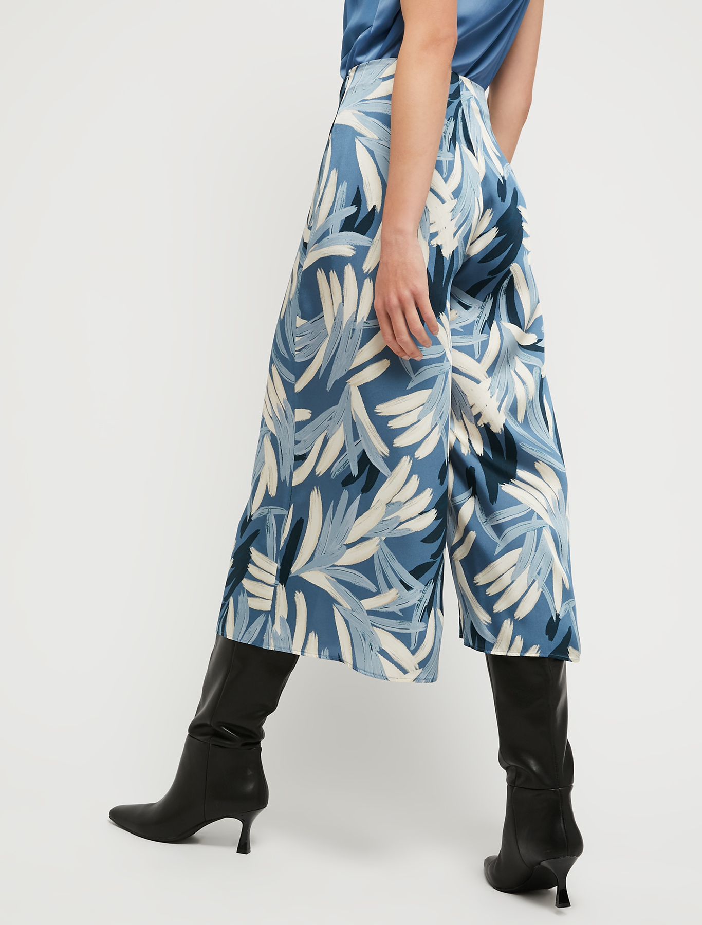 Twill culottes, light blue pattern - Pennyblack Twill culottes - light blue pattern - pennyblack