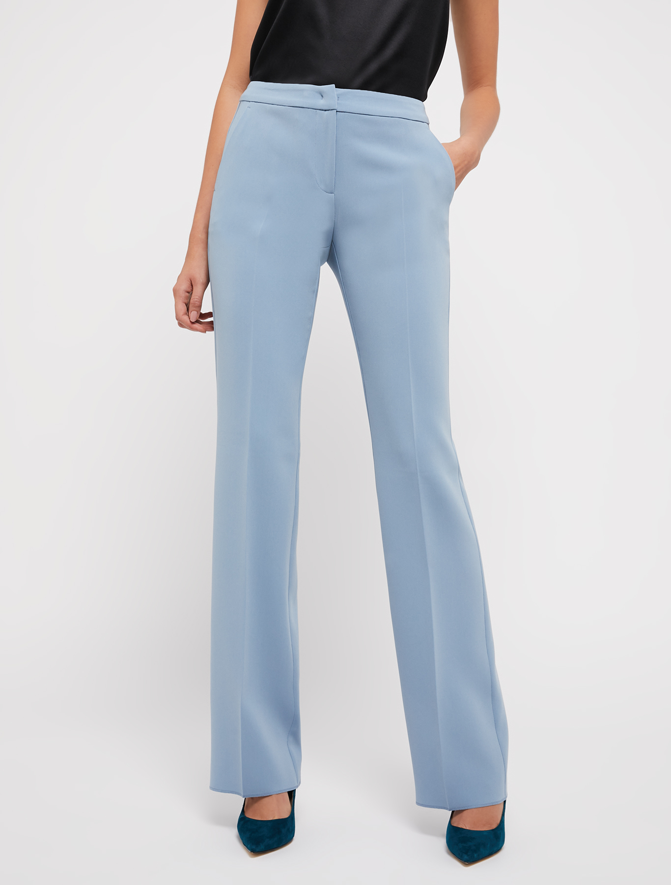 Flowing fabric trousers, light blue | Pennyblack Flowing fabric trousers - light blue - pennyblack