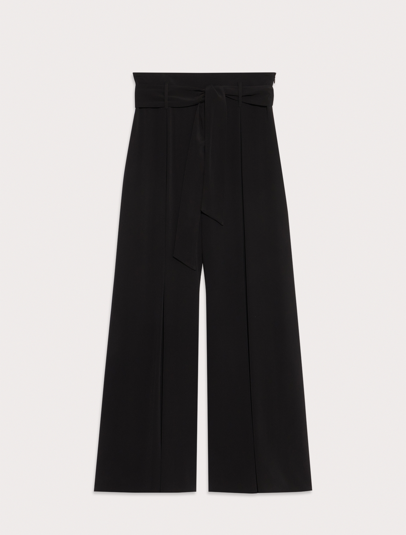 Envers satin wide-leg trousers, black | Pennyblack Envers satin wide-leg trousers - black - pennyblack