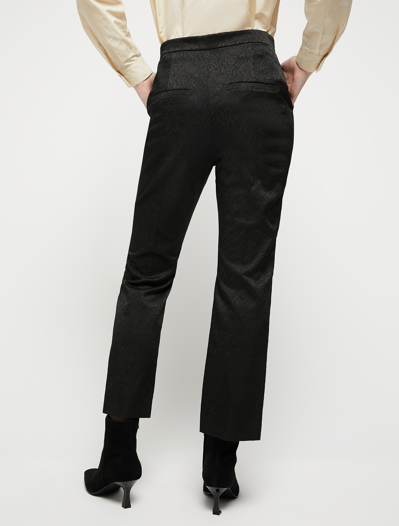 Jacquard trousers, black | Pennyblack Jacquard trousers - black - pennyblack