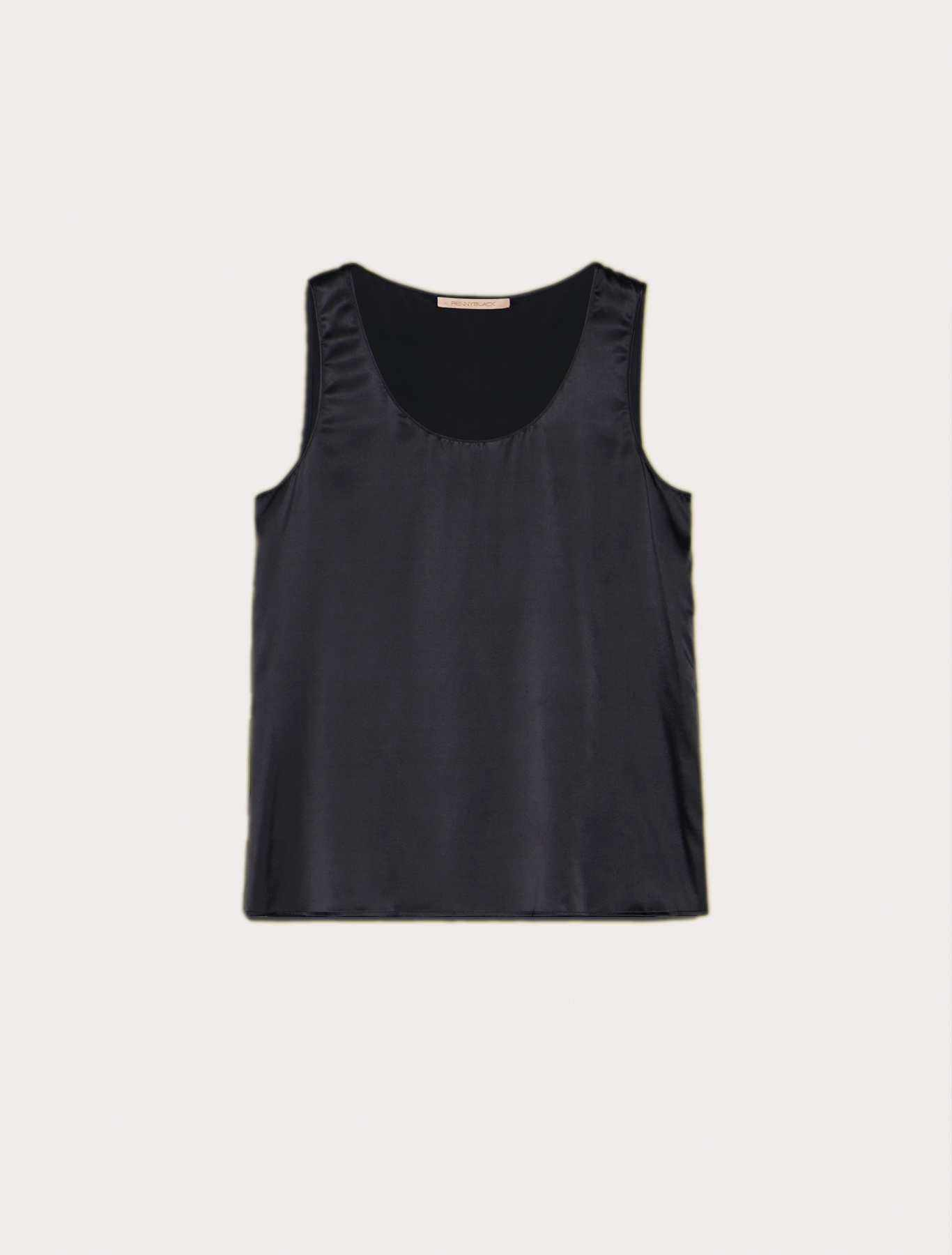 Silk-satin top, black | Pennyblack Silk-satin top - black - pennyblack