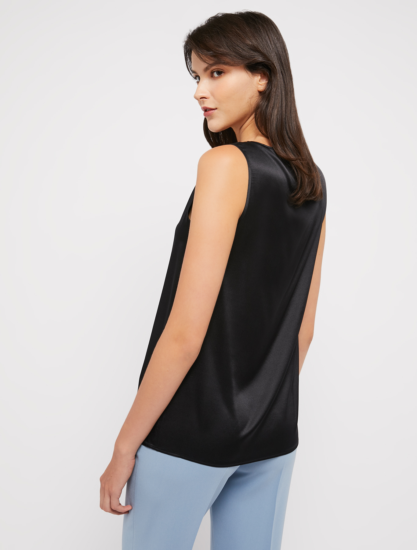 Silk-satin top, black | Pennyblack Silk-satin top - black - pennyblack