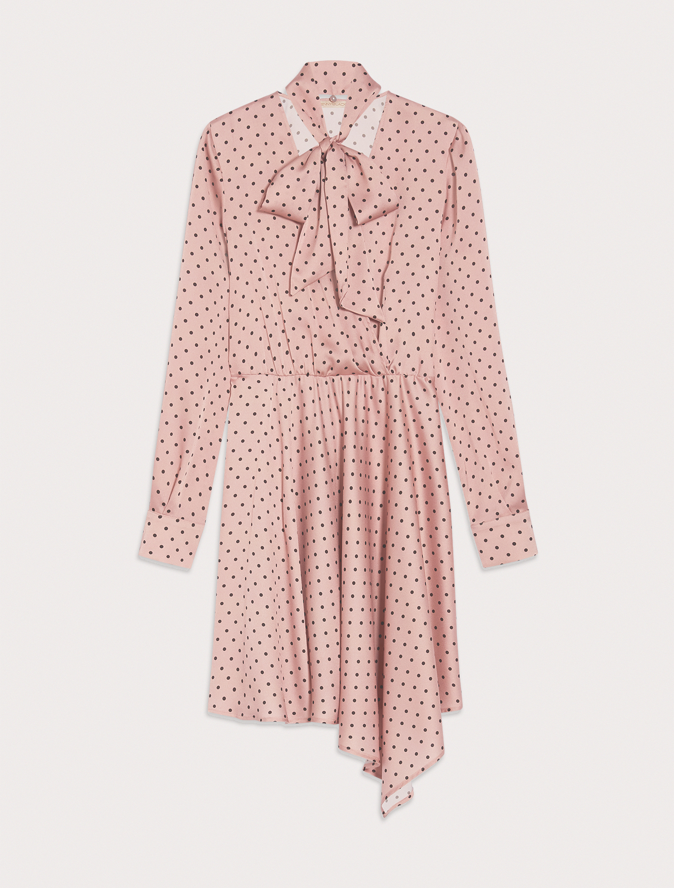 Patterned satin dress, rose pink pattern | Pennyblack Patterned satin dress - rose pink pattern - pennyblack