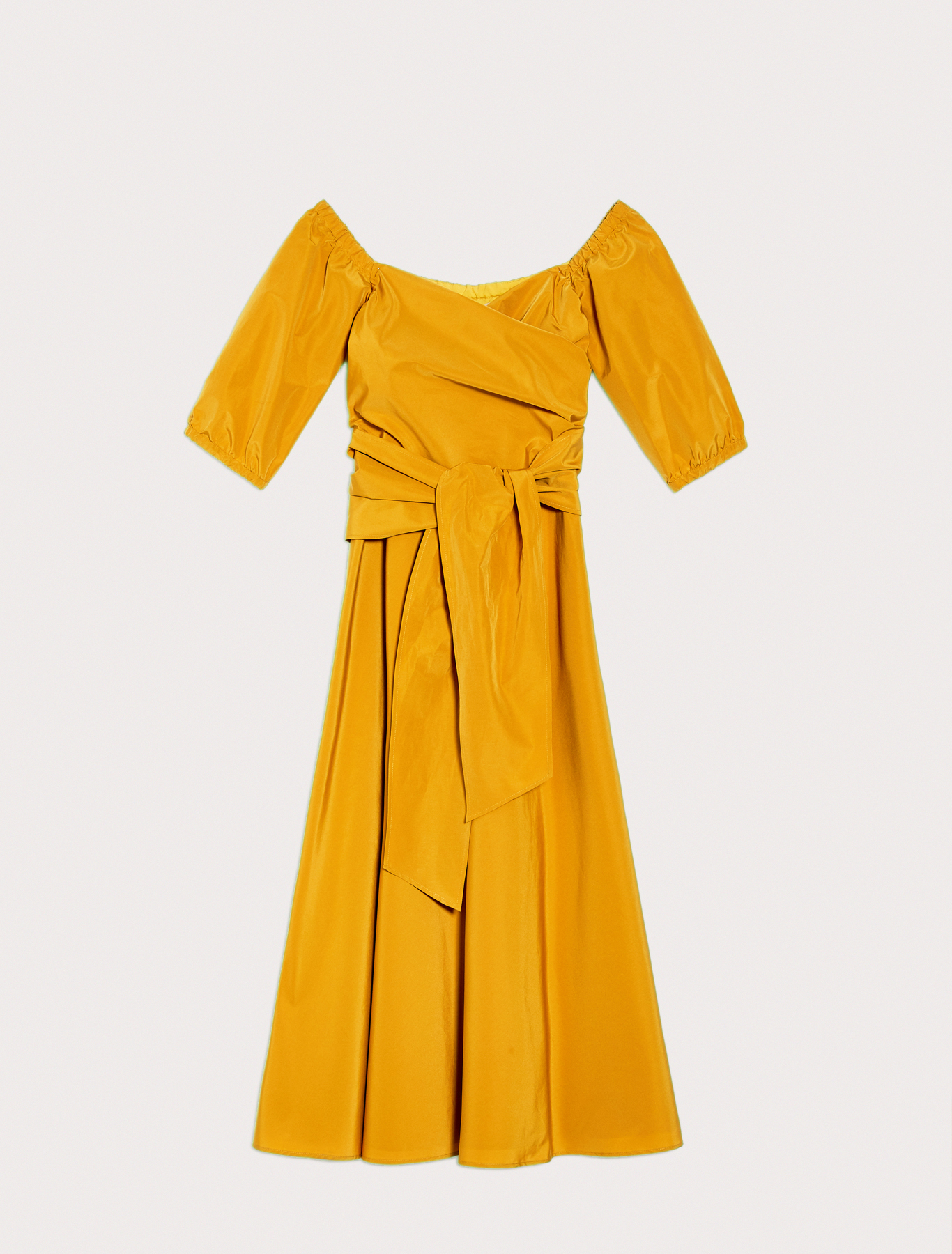 Taffeta midi dress, mustard - Pennyblack Taffeta midi dress - mustard - pennyblack