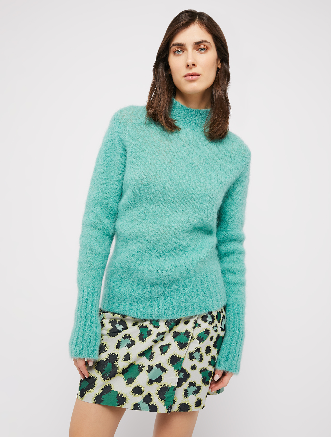 Mohair and alpaca pullover, pastel green | Pennyblack Mohair and alpaca pullover - pastel green - pennyblack