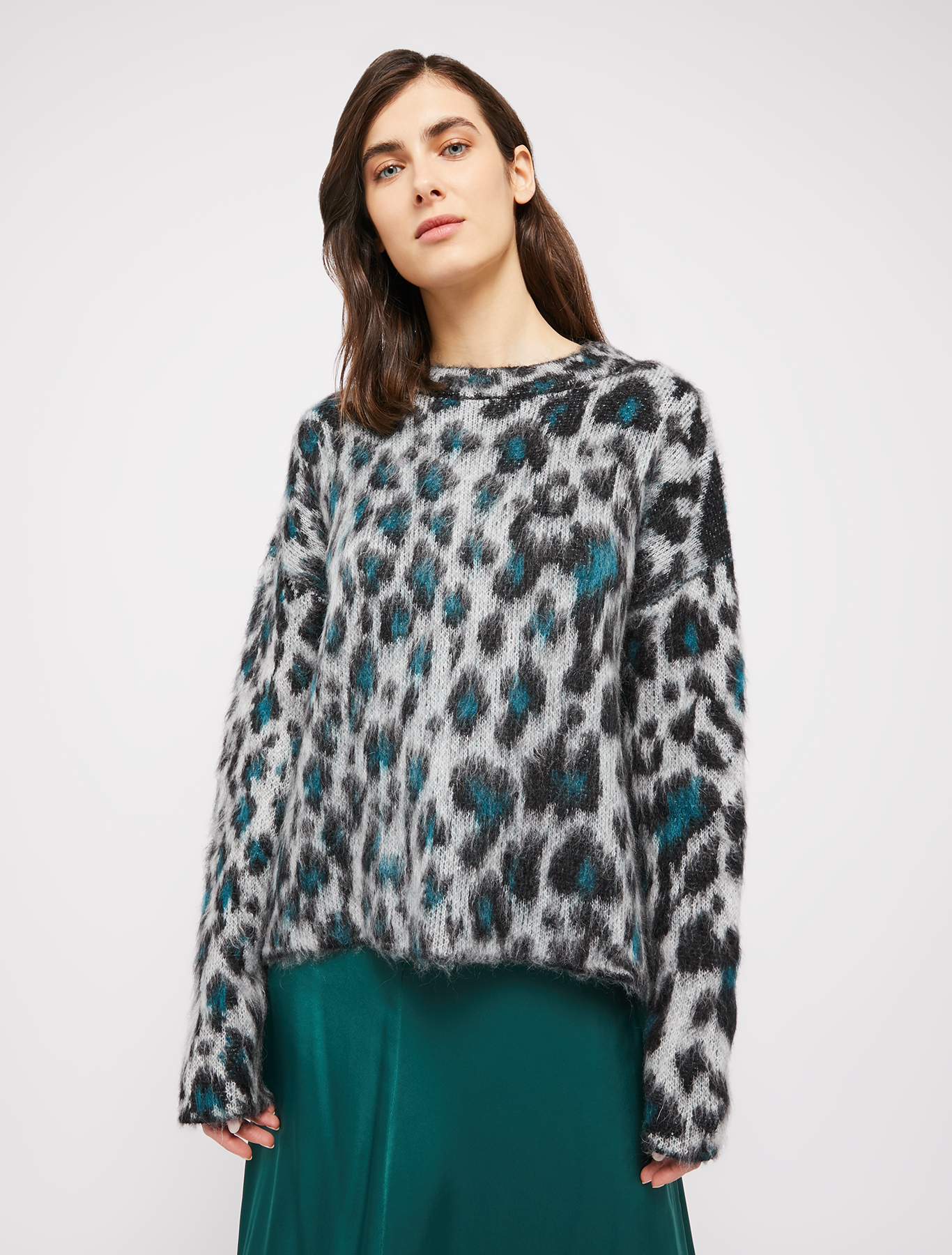 Spotted jacquard pullover, black | Pennyblack Spotted jacquard pullover - black - pennyblack