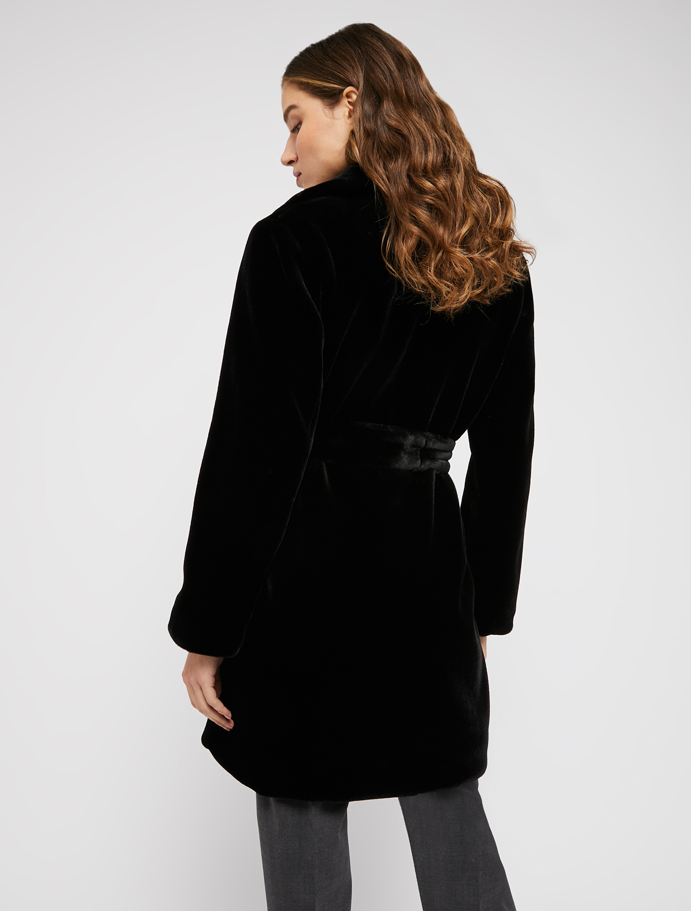 Plush coat, black | Pennyblack Plush coat - black - pennyblack