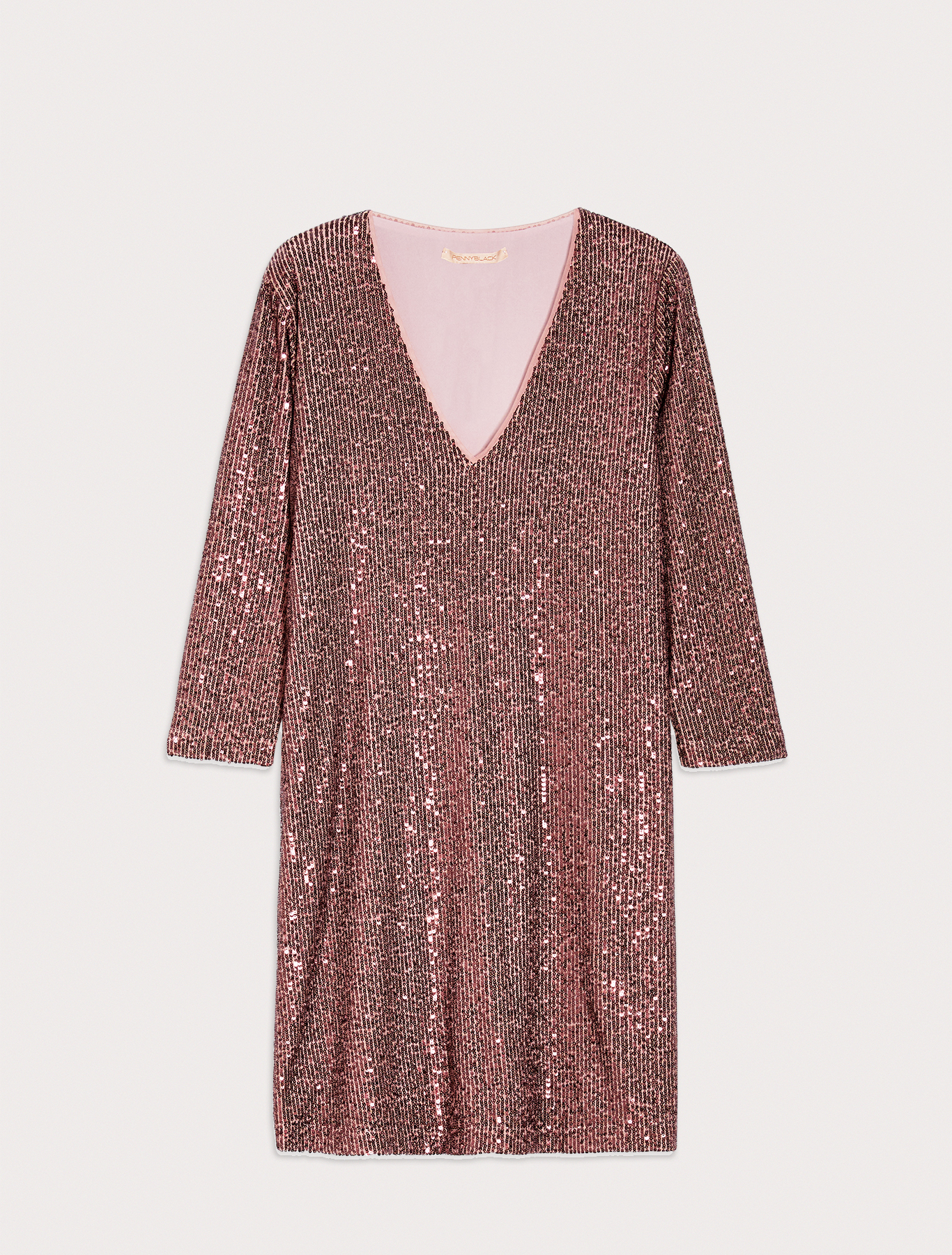 Tulle dress with sequins, brown | Pennyblack Tulle dress with sequins - brown - pennyblack
