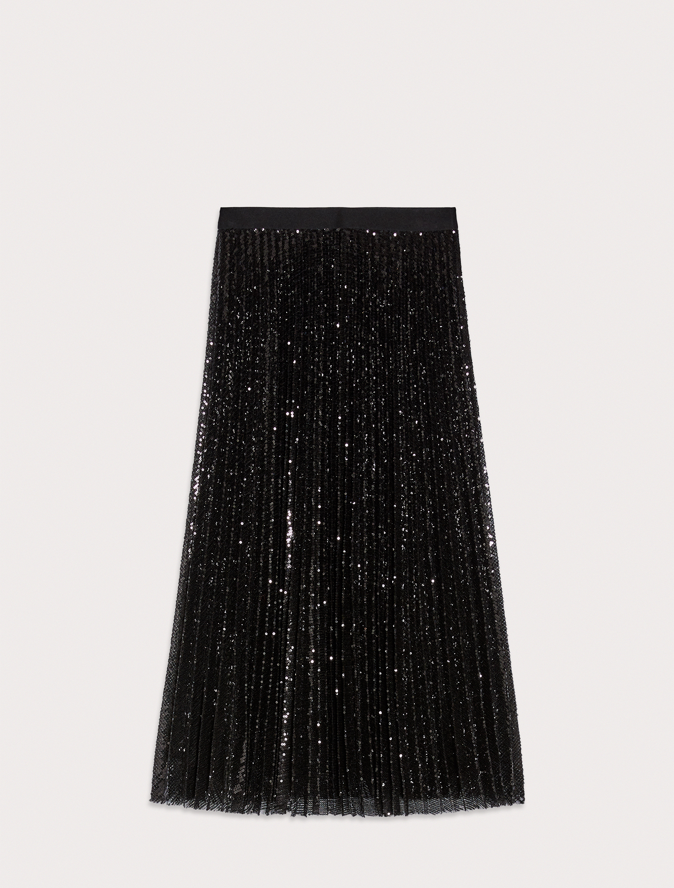 Sequinned pleated skirt, black - Pennyblack Sequinned pleated skirt - black - pennyblack