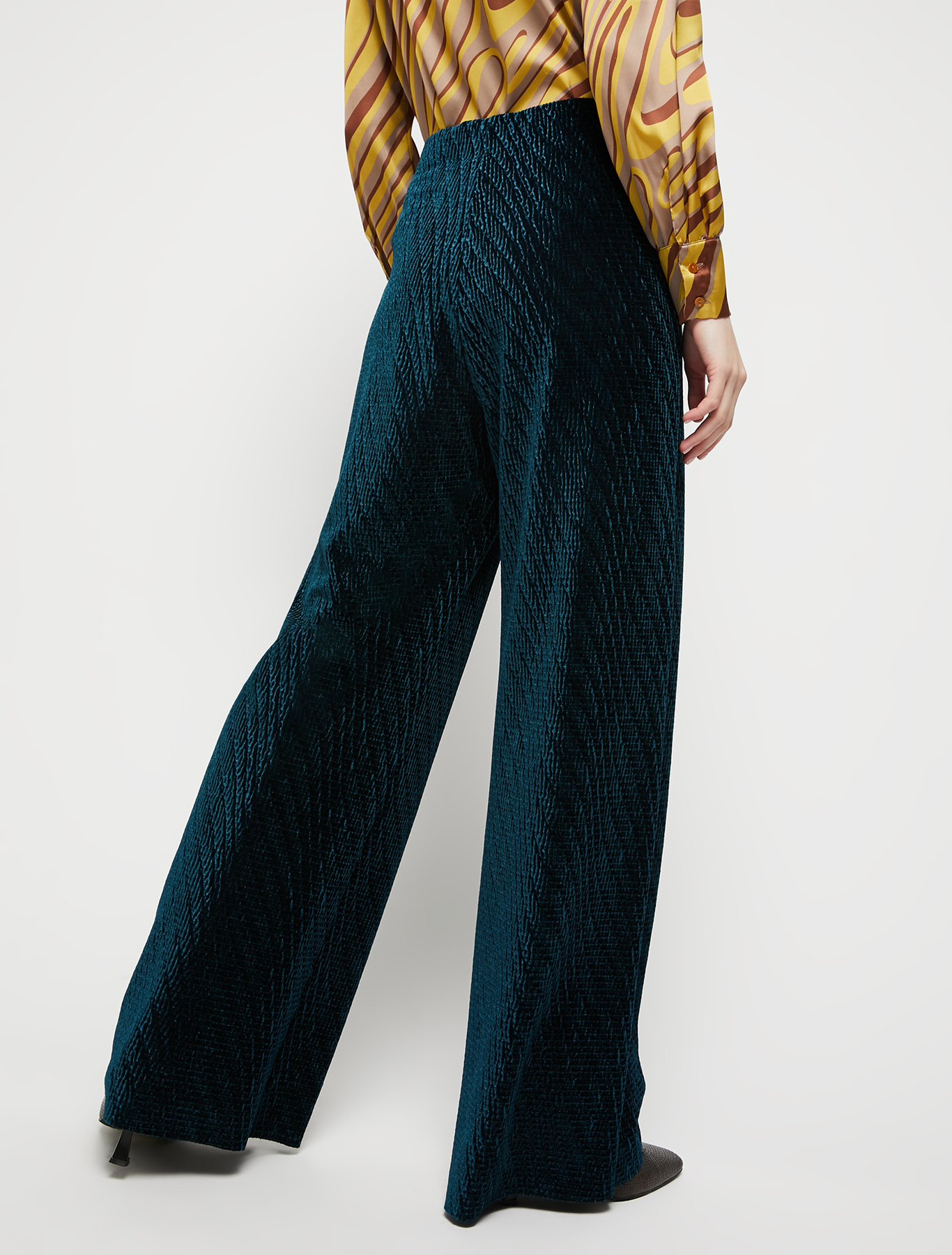Velvet-jersey trousers, dark green | Pennyblack Velvet-jersey trousers - dark green - pennyblack