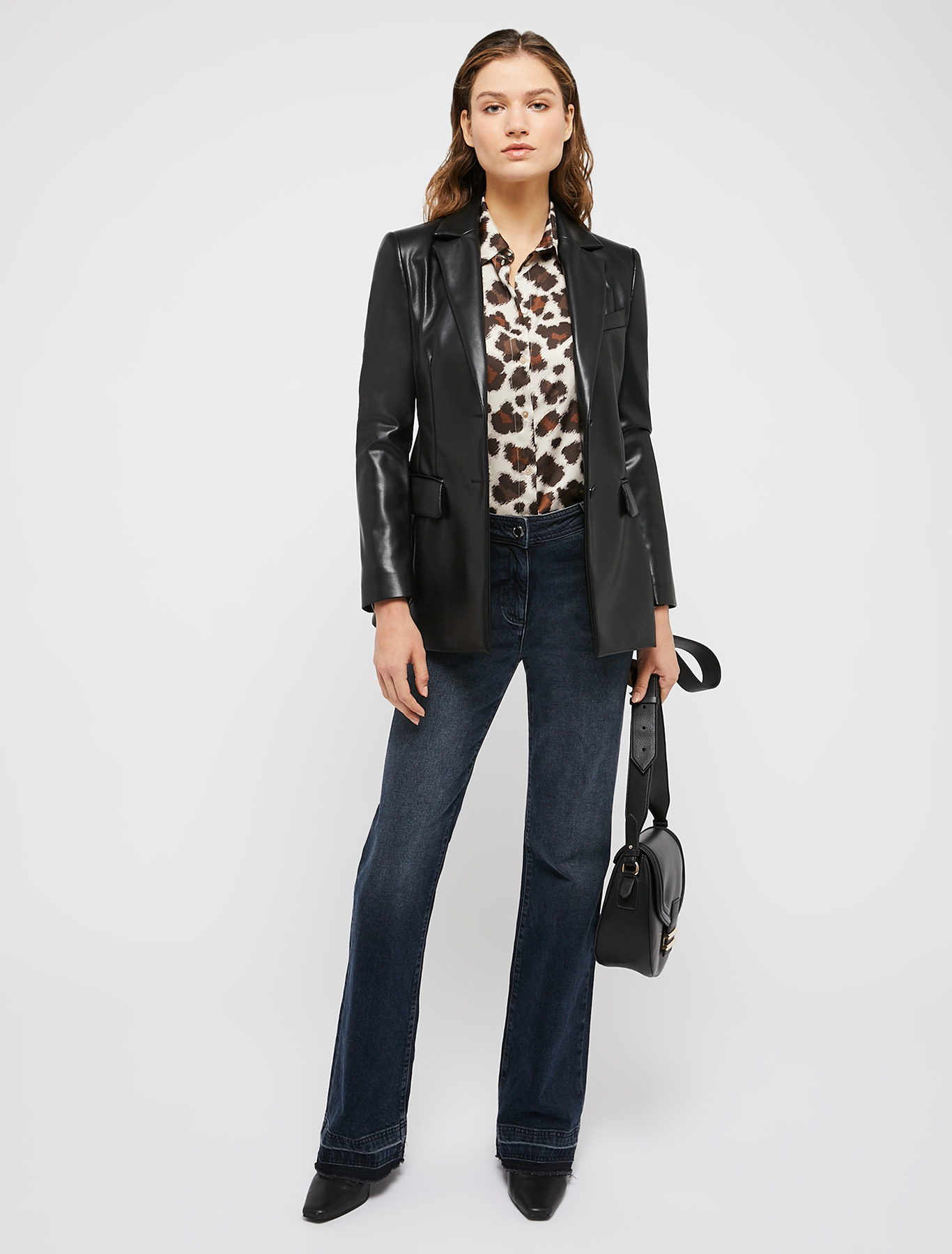 Blazer in jersey spalmato, nero | Pennyblack Blazer in jersey spalmato - nero - pennyblack