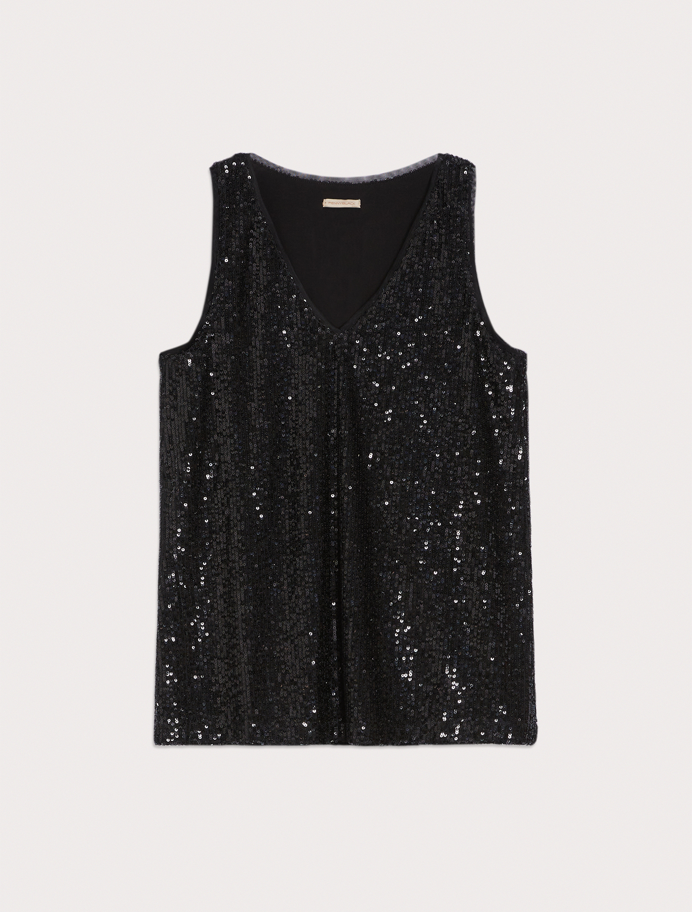 Tulle top with sequins, black | Pennyblack Tulle top with sequins - black - pennyblack
