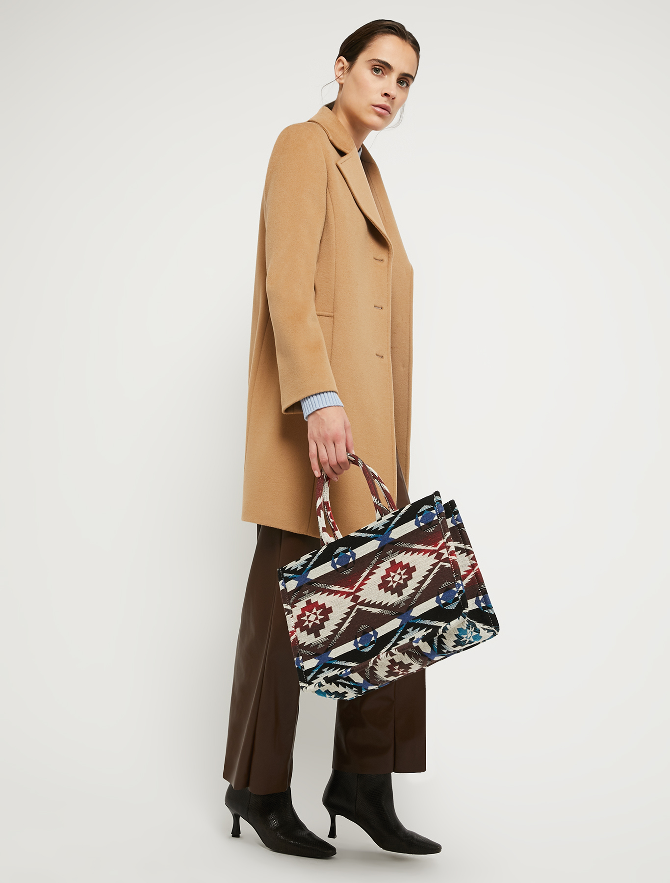 Coat in wool drap, camel | Pennyblack Coat in wool drap - camel - pennyblack