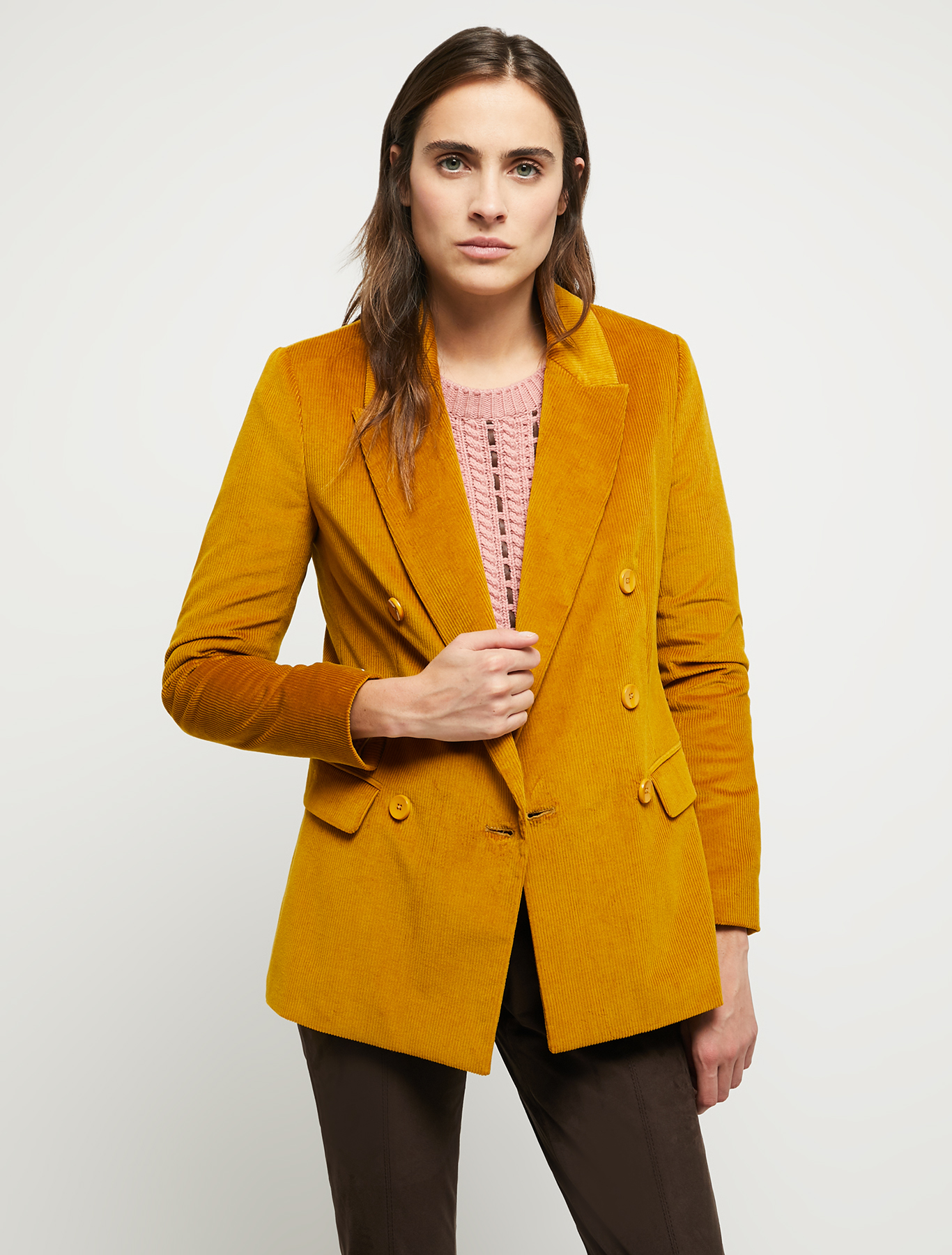 Blazer in velluto a coste, senape | Pennyblack Blazer in velluto a coste - senape - pennyblack