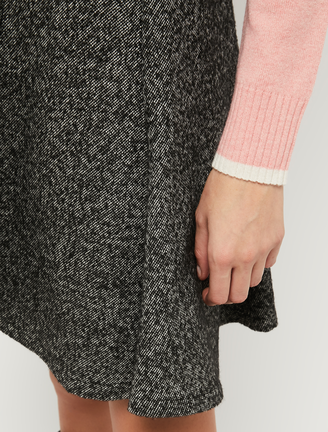 Bouclé tweed skirt, black pattern | Pennyblack Bouclé tweed skirt - black pattern - pennyblack