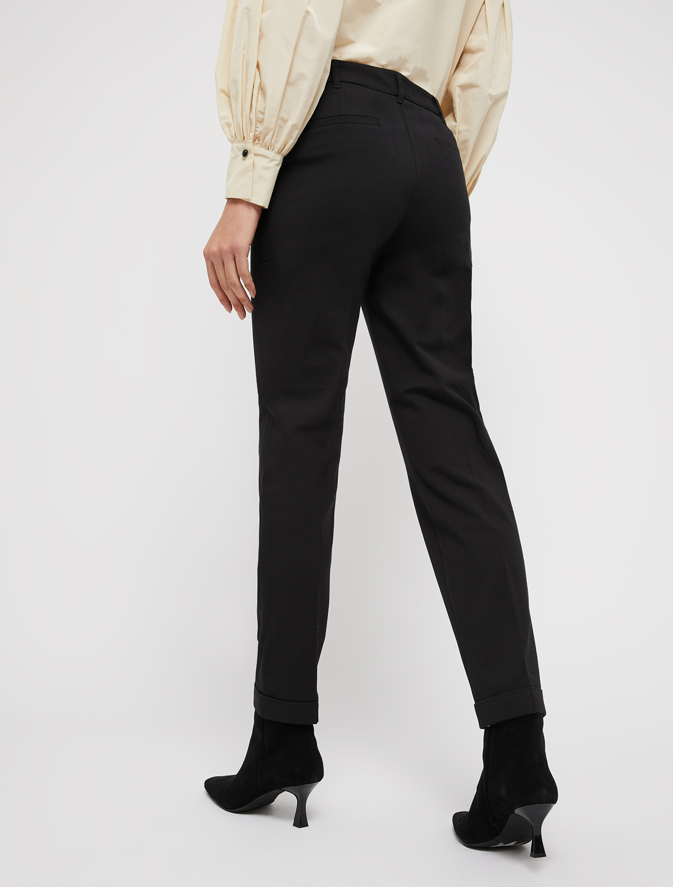 Slim twill trousers, black | Pennyblack Slim twill trousers - black - pennyblack