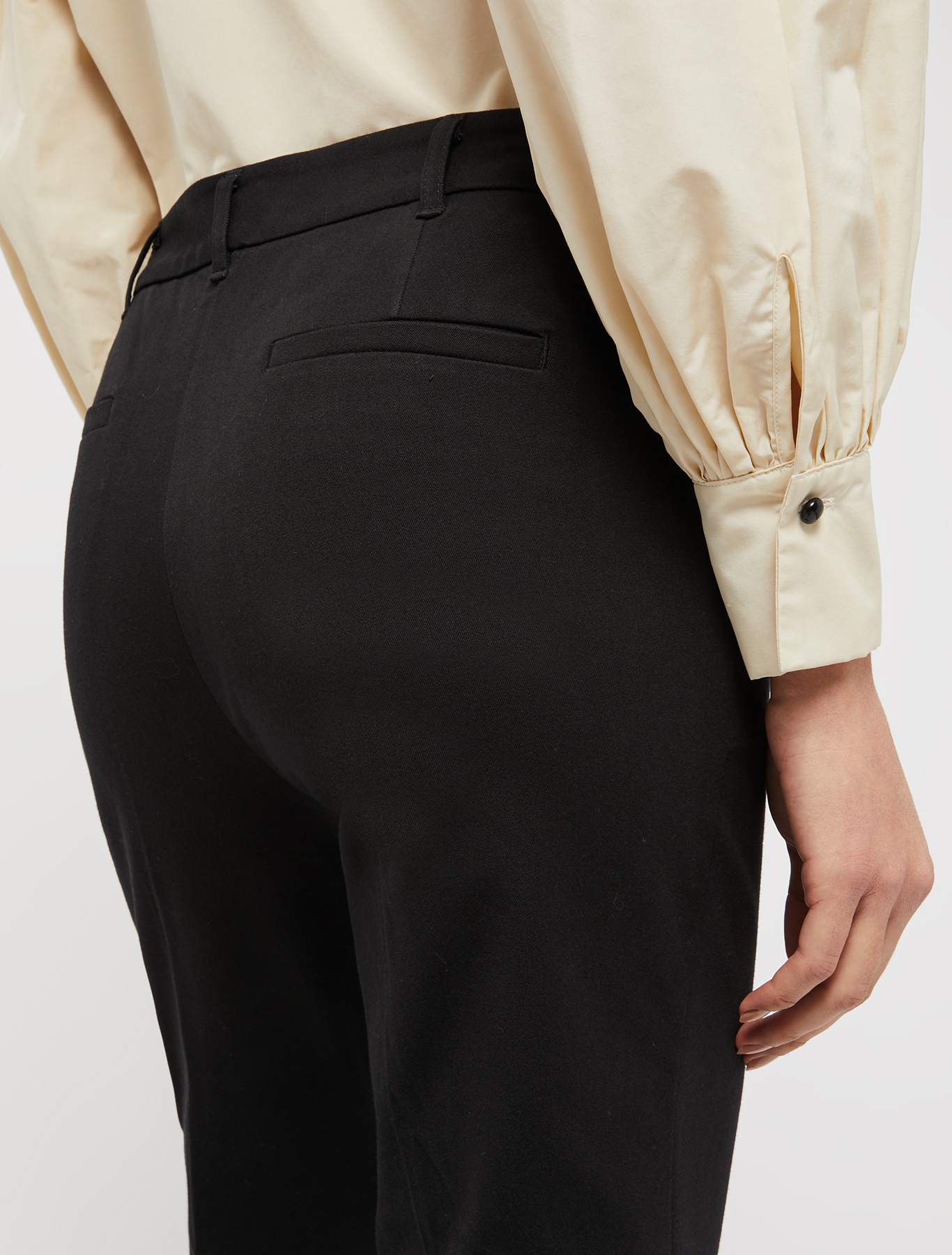 Slim twill trousers, black | Pennyblack Slim twill trousers - black - pennyblack