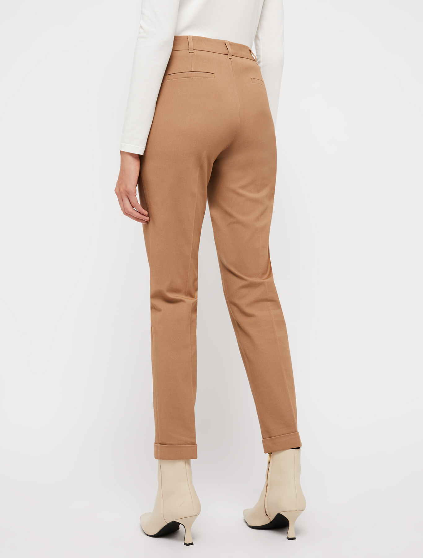 Slim twill trousers, camel | Pennyblack Slim twill trousers - camel - pennyblack