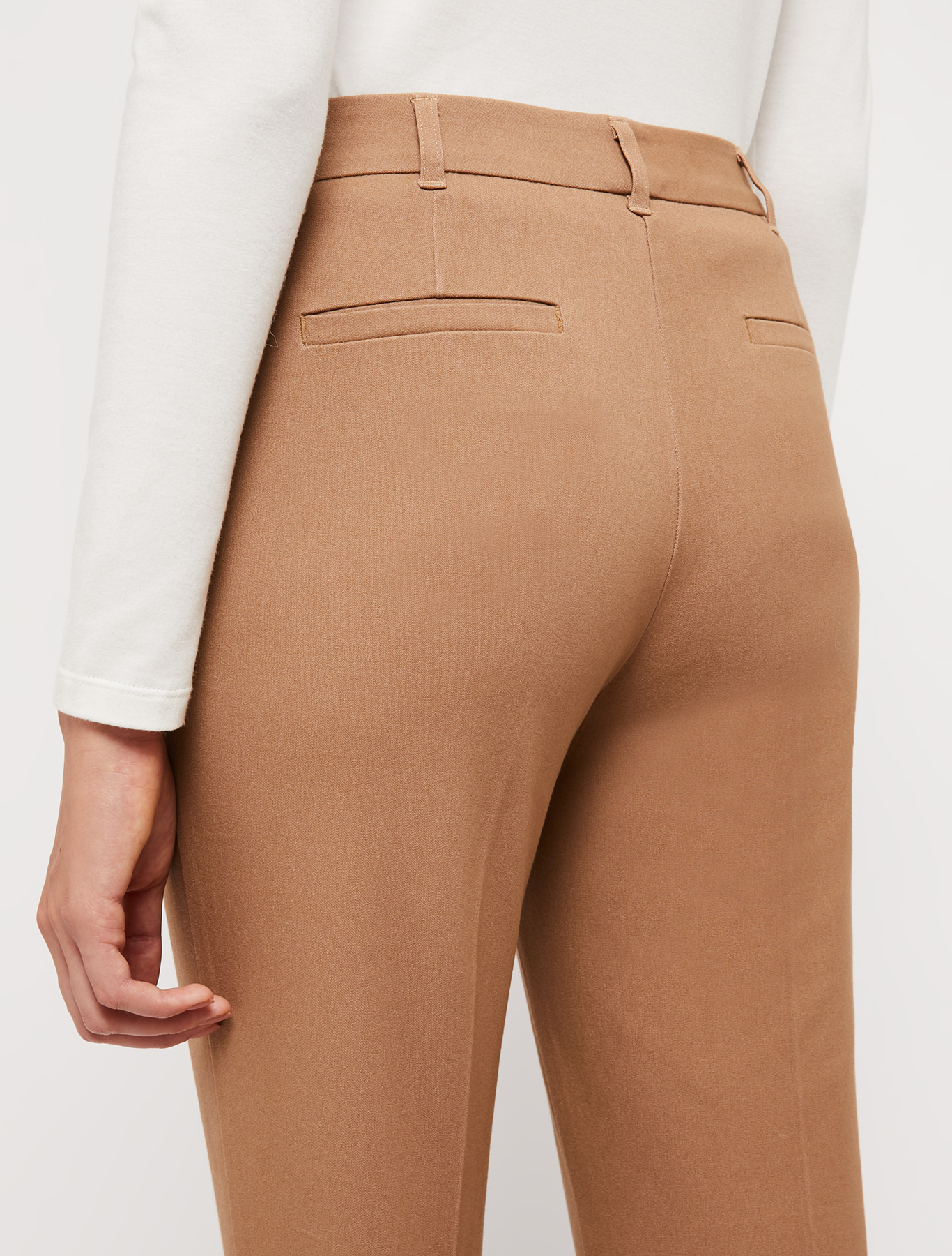 Slim twill trousers, camel | Pennyblack Slim twill trousers - camel - pennyblack
