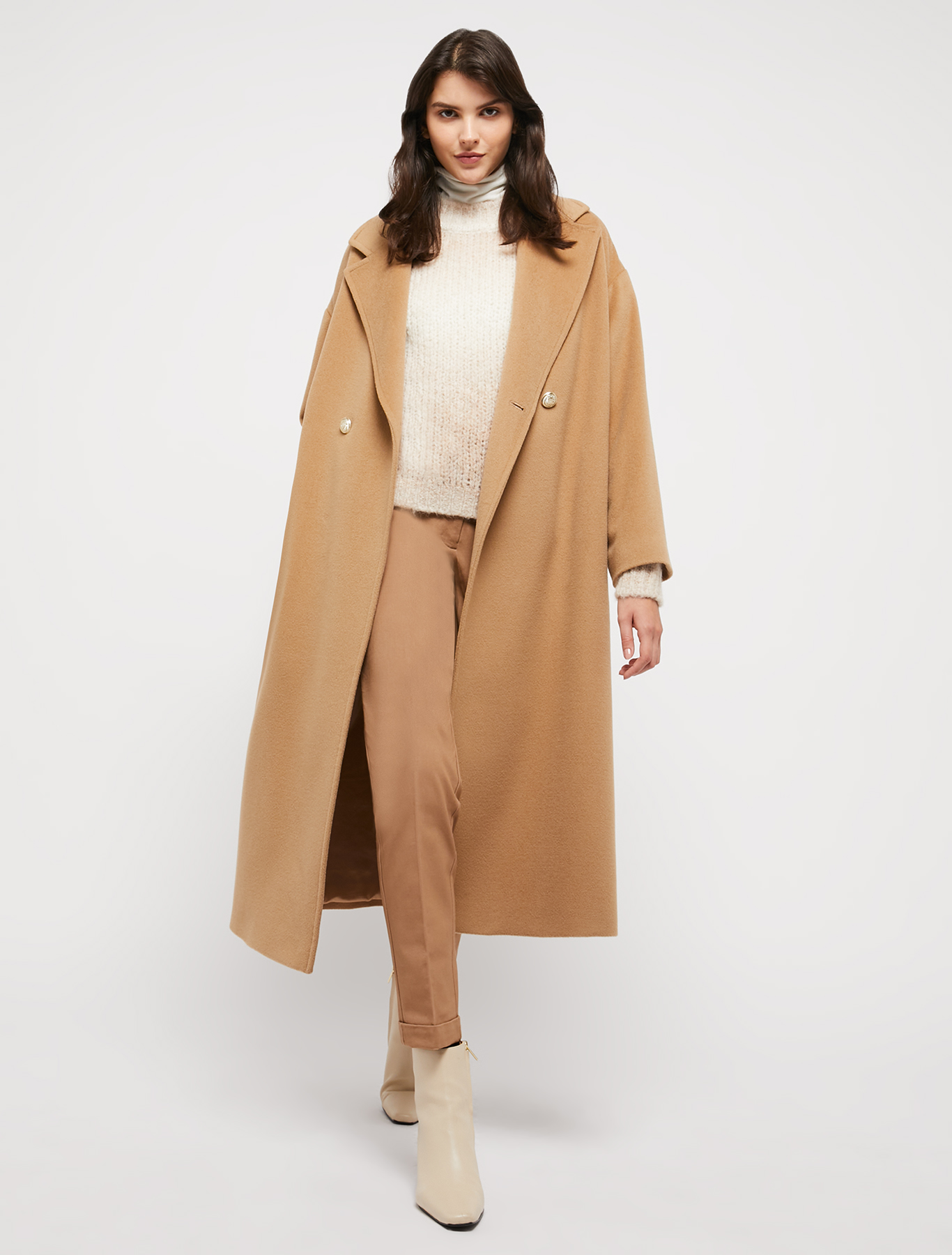 Slim twill trousers, camel | Pennyblack Slim twill trousers - camel - pennyblack