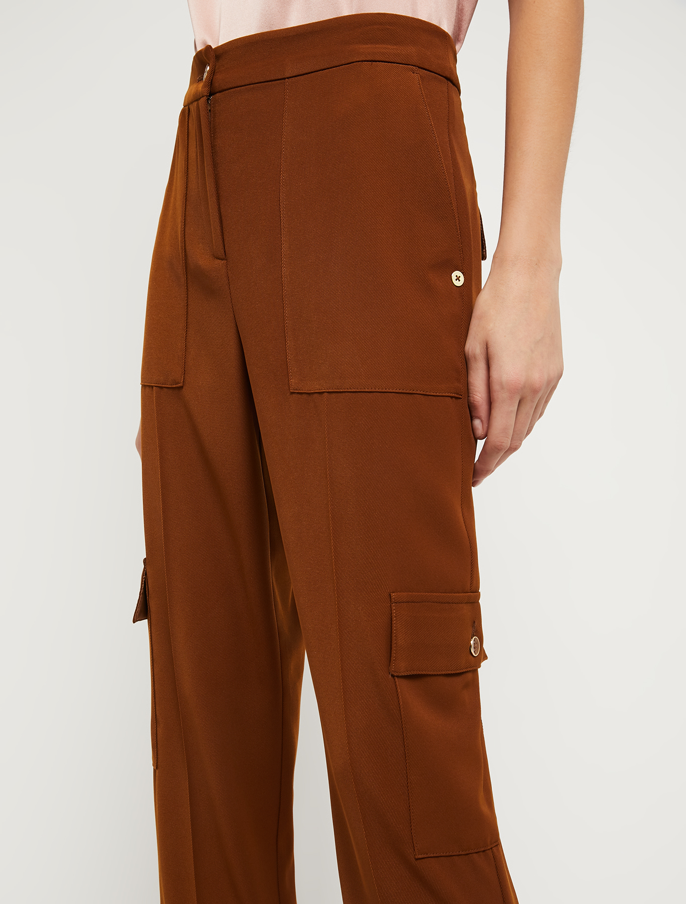 Cavalry twill cargo trousers, hazelnut | Pennyblack Cavalry twill cargo trousers - hazelnut - pennyblack