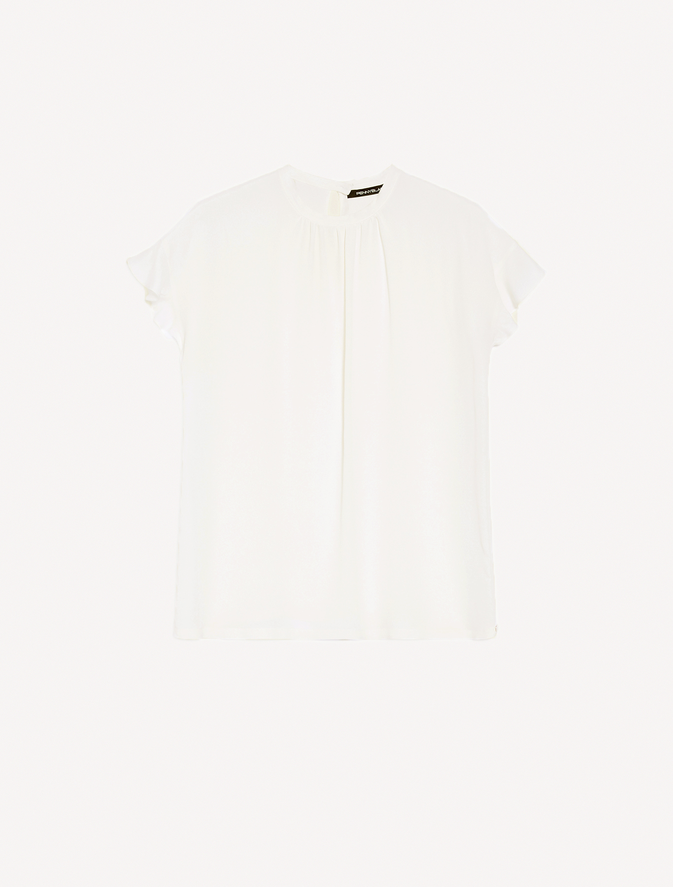 Crêpe de Chine blouse, white - Pennyblack Crêpe de Chine blouse - white - pennyblack