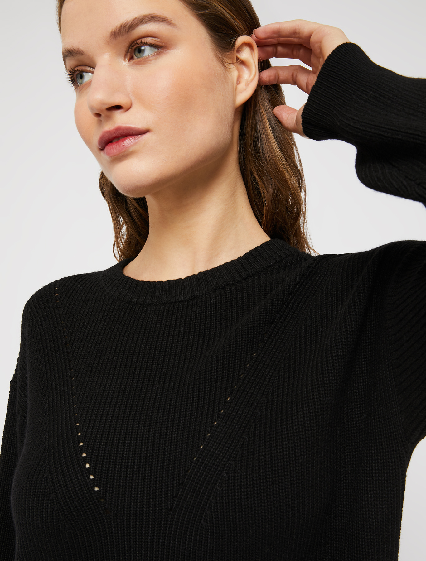 Rib-knit midi dress, black | Pennyblack Rib-knit midi dress - black - pennyblack