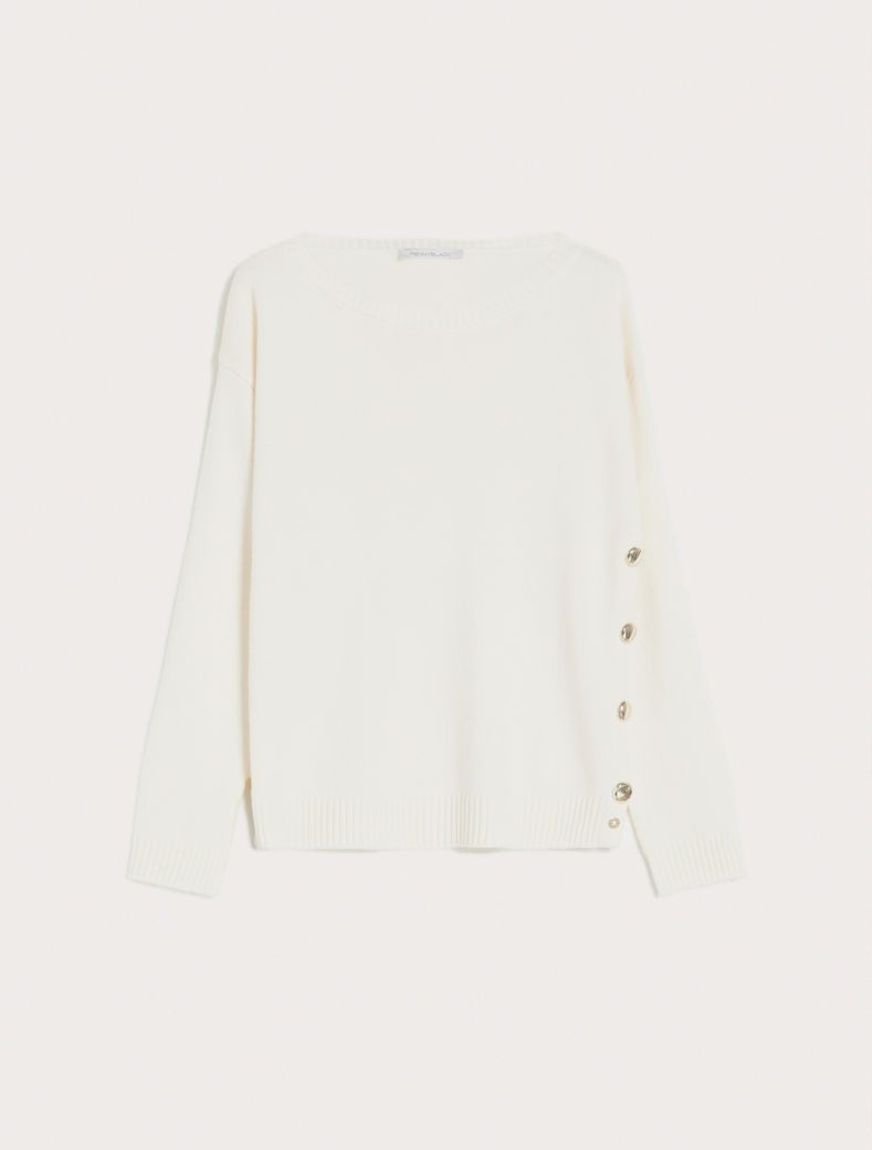 Tunica Asimmetrica Donna Maniche Lunghe - Scollo Quadrato Con Bottoni - Leggera E Casual - Taglie S-2XL