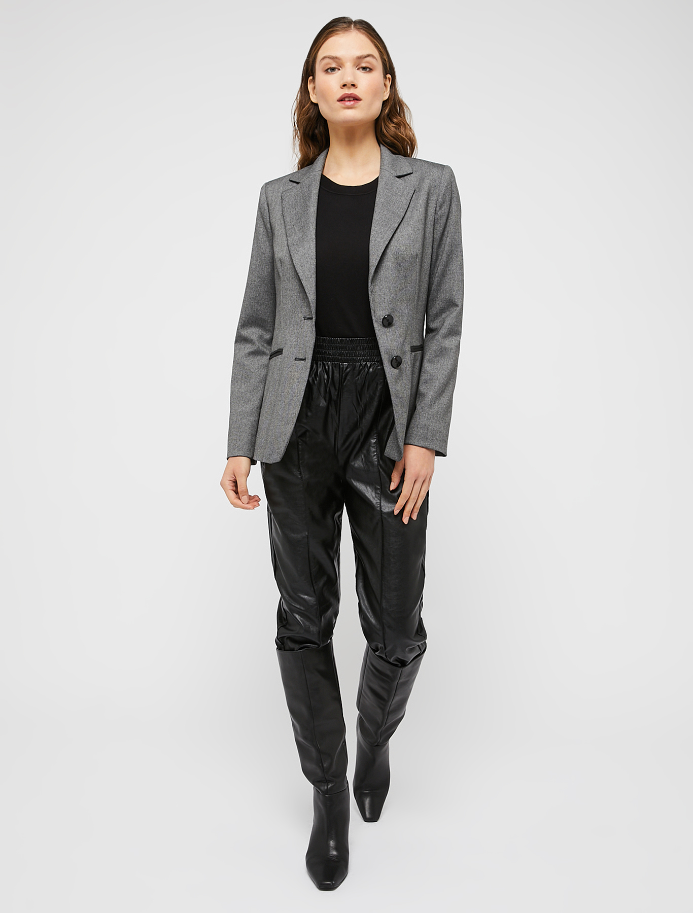Cotton and silk jumper, black | Pennyblack Cotton and silk jumper - black - pennyblack