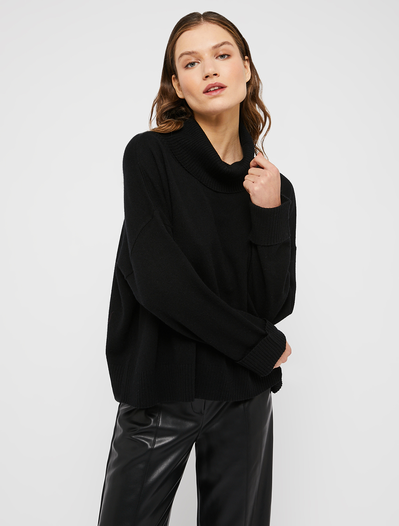 Wool and cashmere jumper, black | Pennyblack Wool and cashmere jumper - black - pennyblack