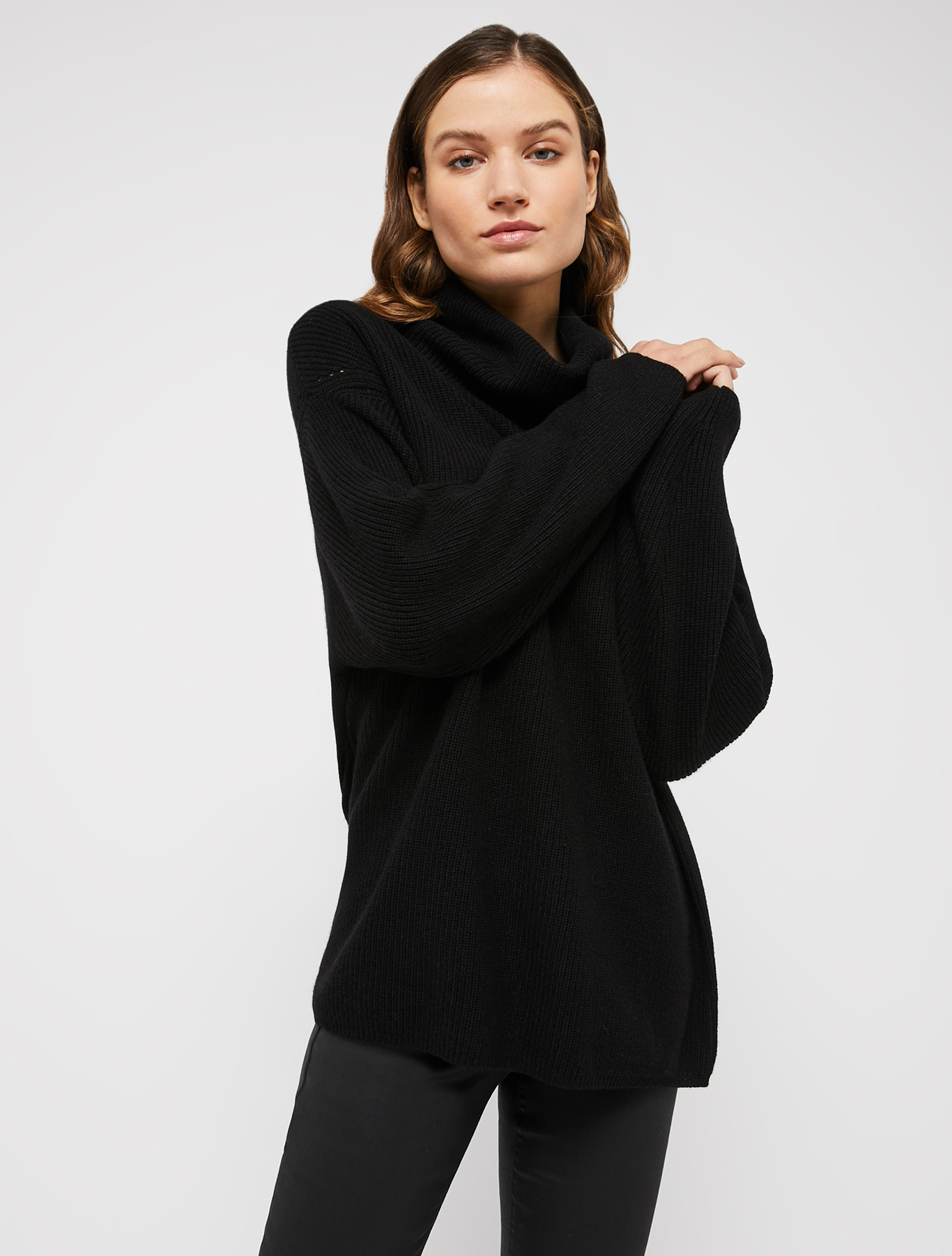 Pullover with a ring collar, black | Pennyblack Pullover with a ring collar - black - pennyblack