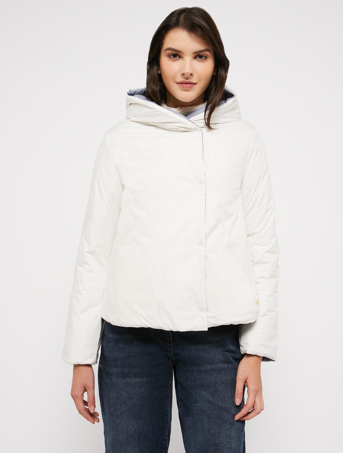 Reversible padded jacket, white | Pennyblack Reversible padded jacket - white - pennyblack
