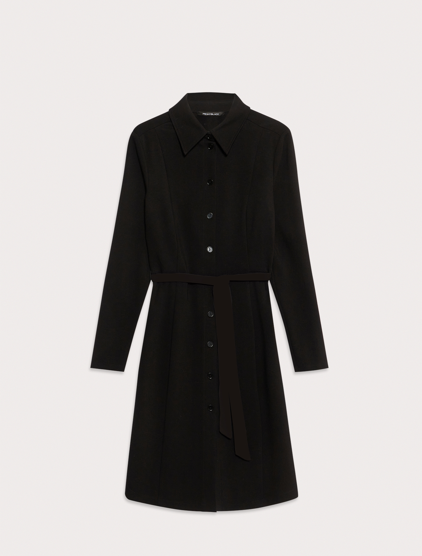 Chemisier slim in jersey, nero | Pennyblack Chemisier slim in jersey - nero - pennyblack