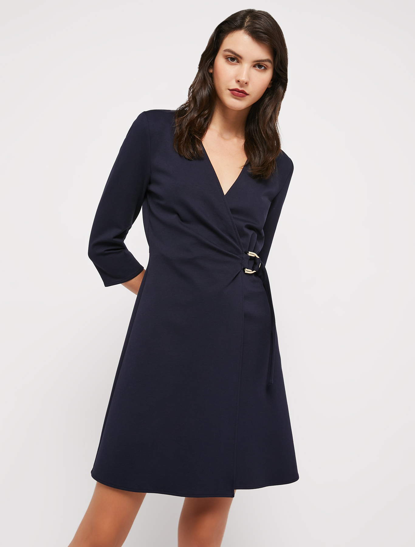 Jersey wrap dress, navy blue | Pennyblack Jersey wrap dress - navy blue - pennyblack