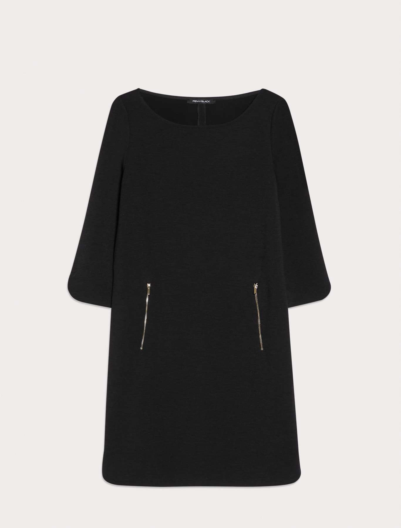 Tunic dress in jersey caldo, nero | Pennyblack Tunic dress in jersey caldo - nero - pennyblack