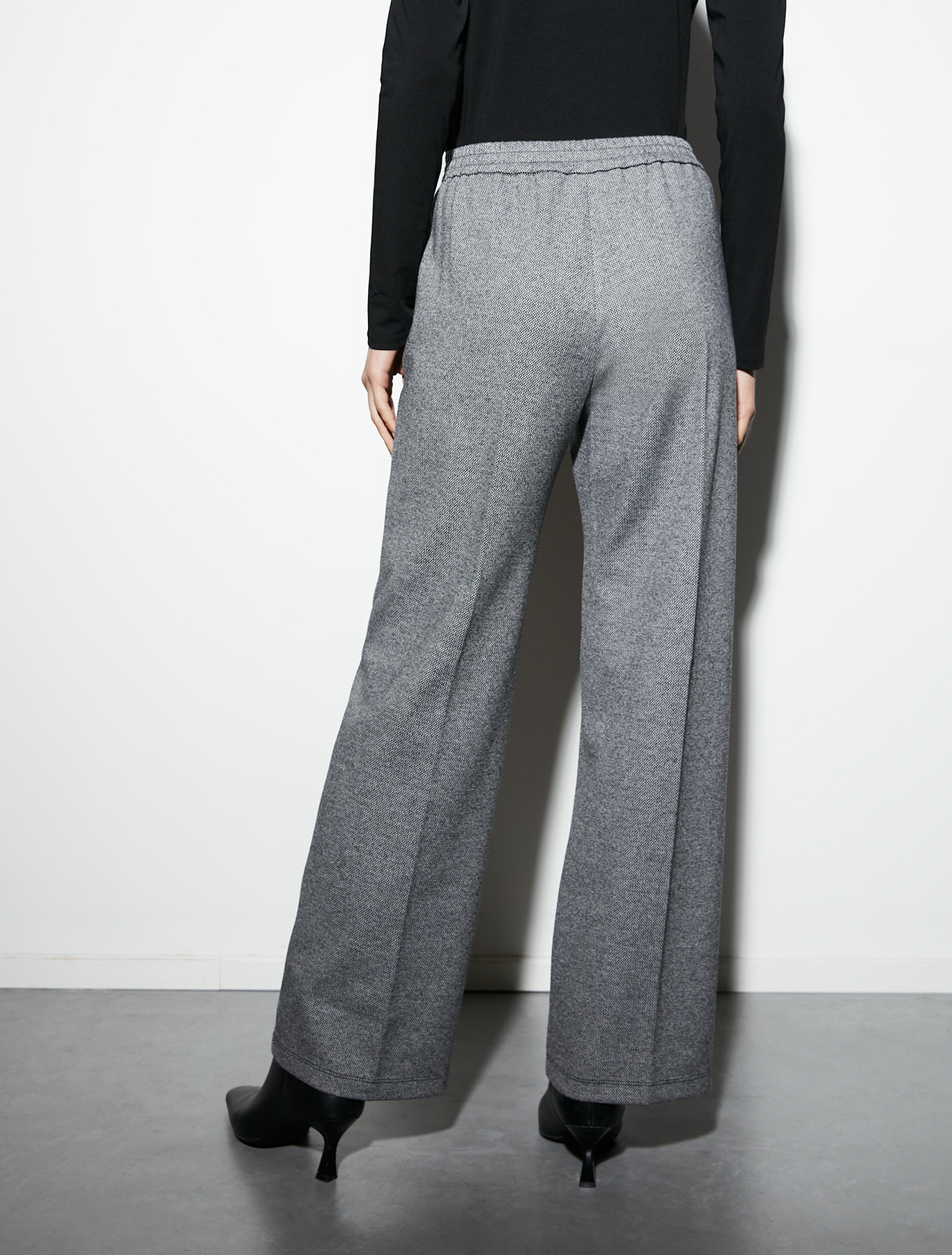 Jacquard jersey trousers, black pattern | Pennyblack Jacquard jersey trousers - black pattern - pennyblack