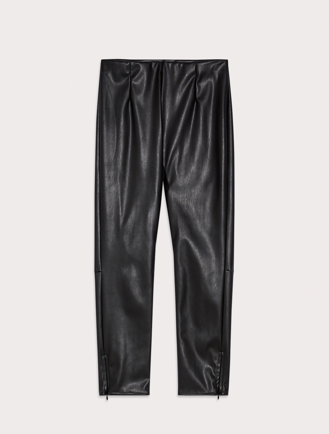 Skinny trousers in coated jersey, black | Pennyblack Skinny trousers in coated jersey - black - pennyblack
