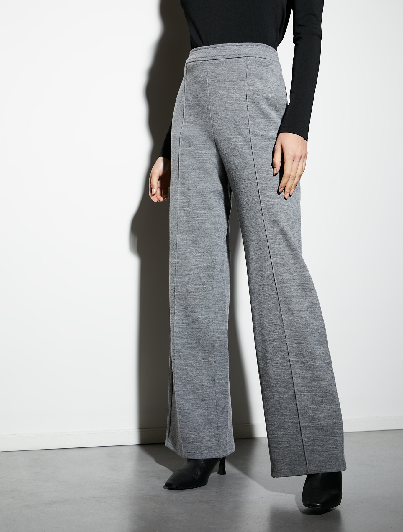 Warm jersey trousers, medium grey | Pennyblack Warm jersey trousers - medium grey - pennyblack