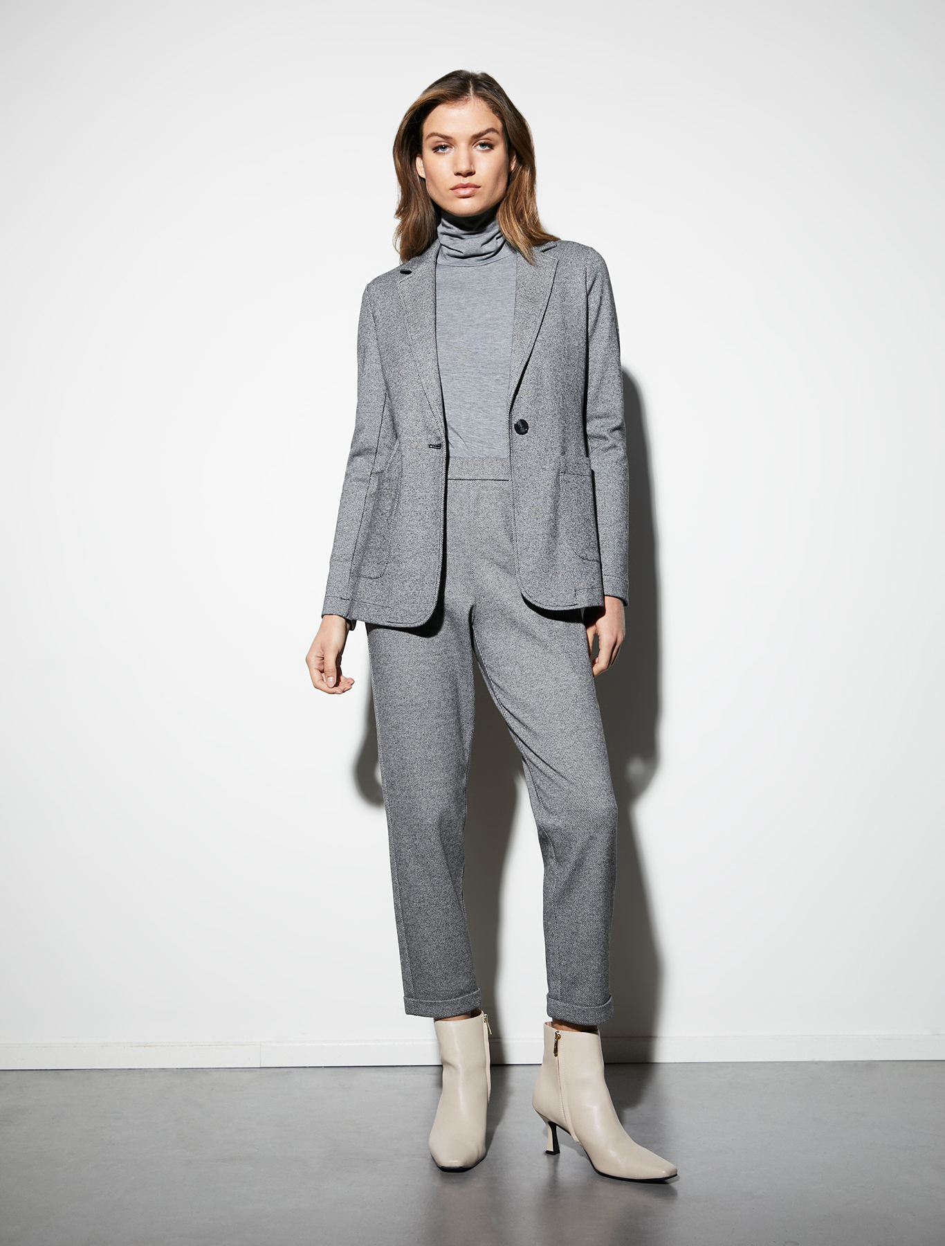 Jacquard jersey blazer, black pattern | Pennyblack Jacquard jersey blazer - black pattern - pennyblack