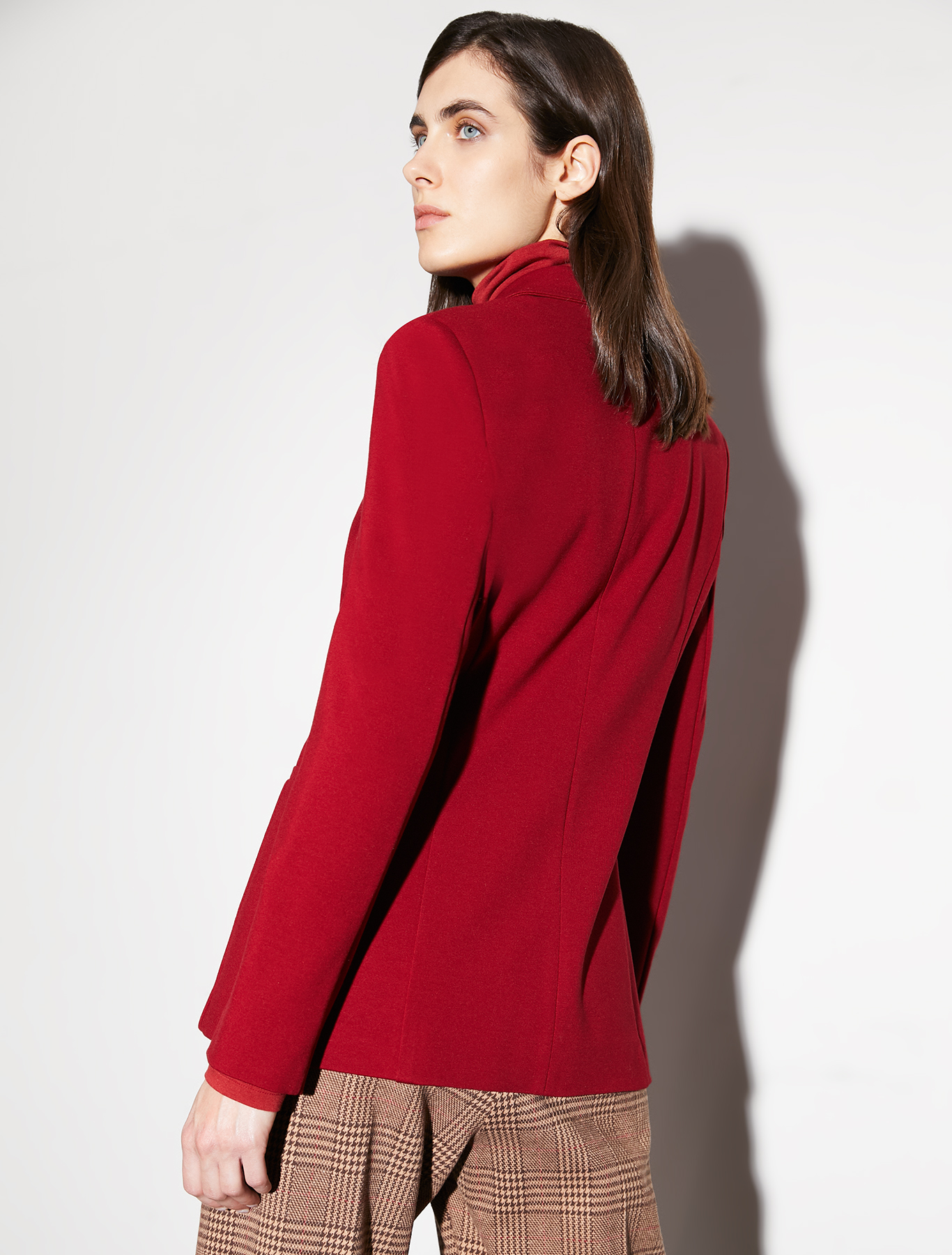 Slim jersey blazer, red | Pennyblack Slim jersey blazer - red - pennyblack
