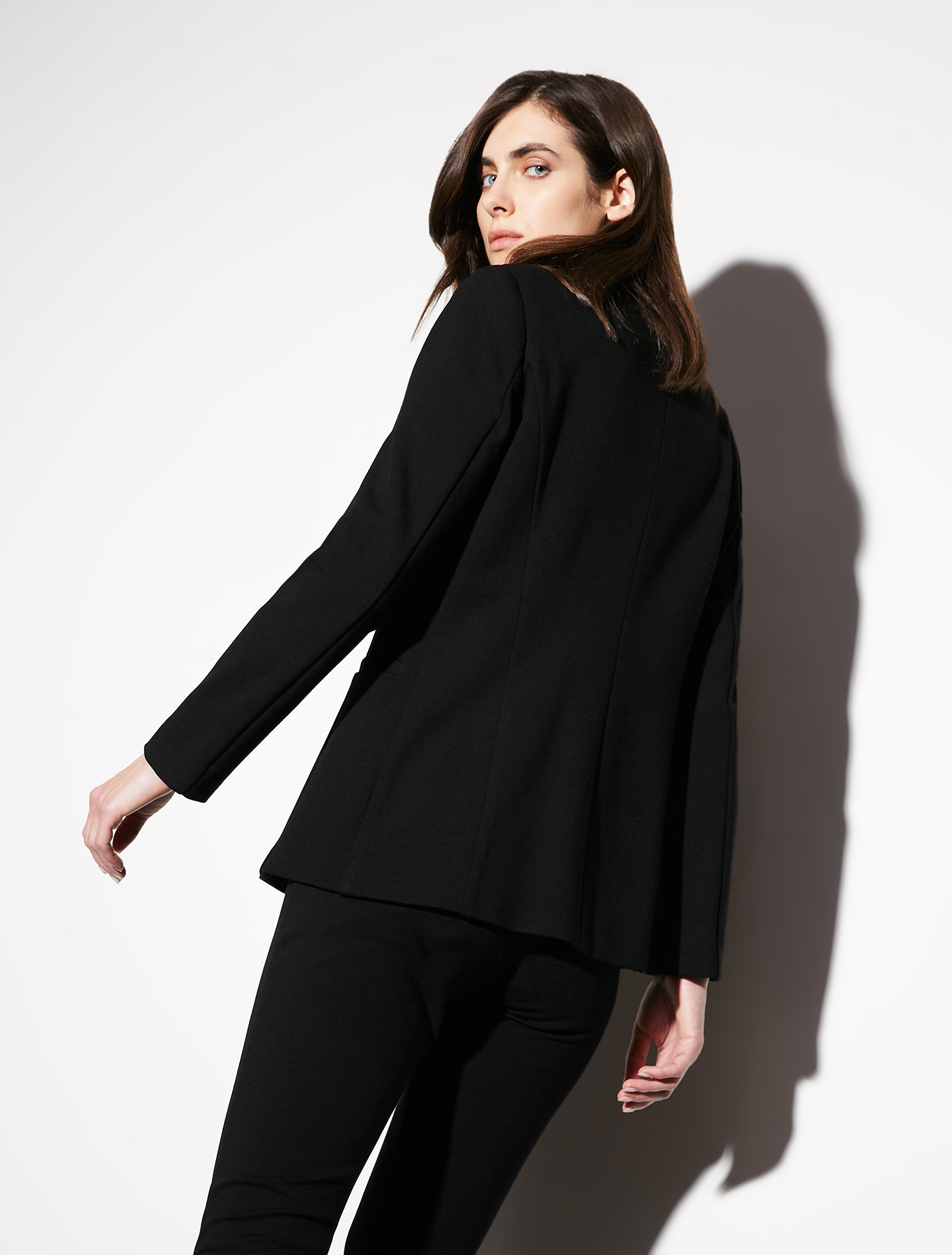 Slim jersey blazer, black | Pennyblack Slim jersey blazer - black - pennyblack