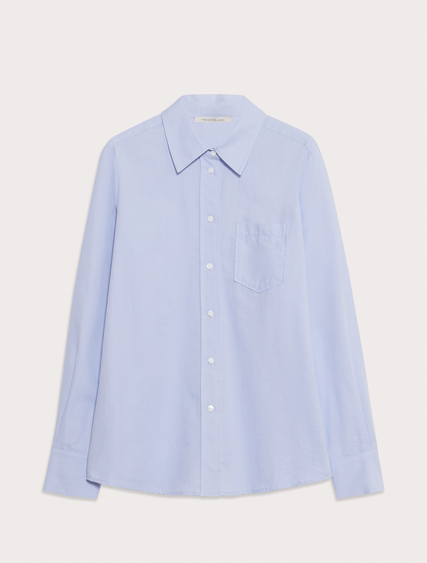 Oxford cotton shirt, light blue | Pennyblack Oxford cotton shirt - light blue - pennyblack