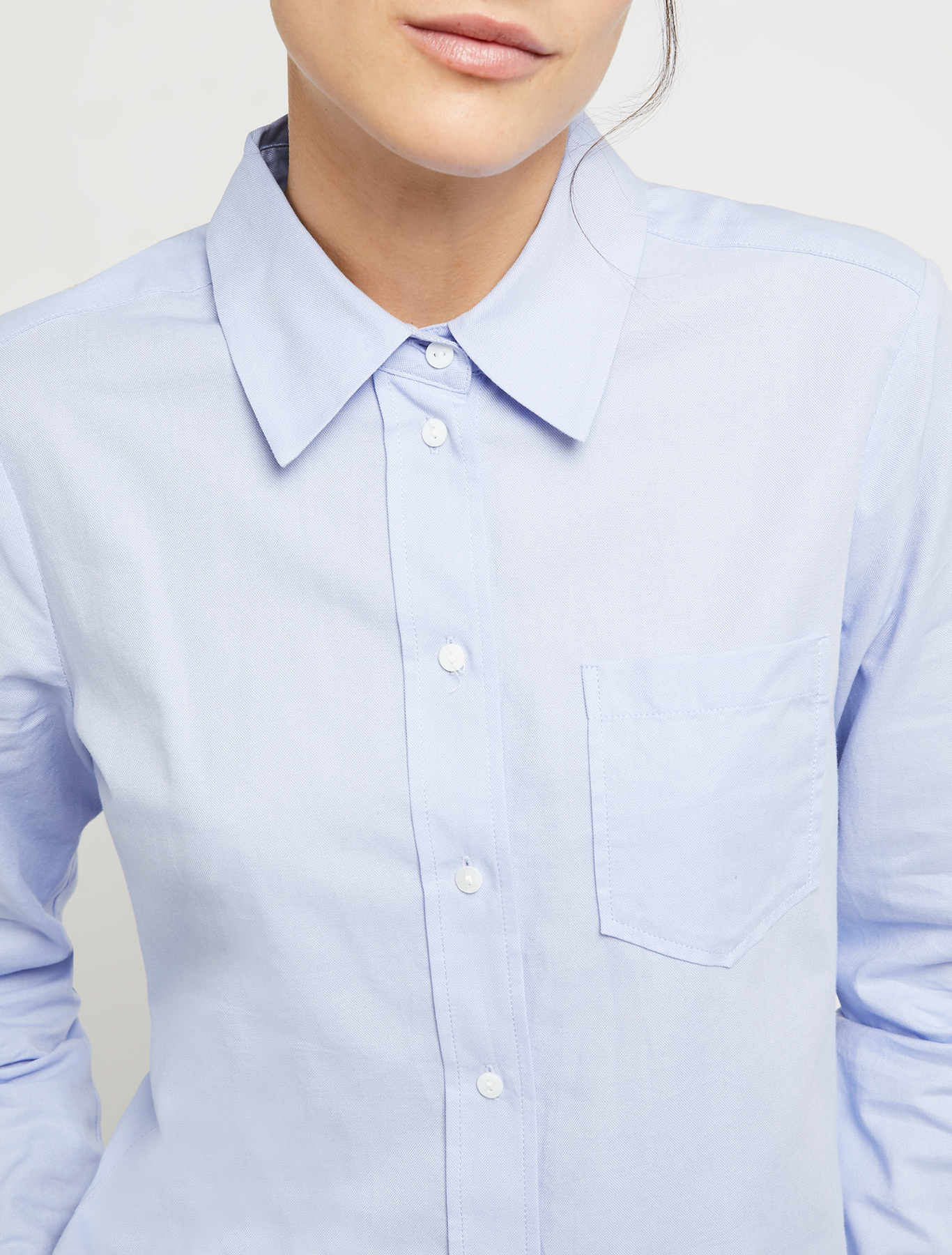 Oxford cotton shirt, light blue | Pennyblack Oxford cotton shirt - light blue - pennyblack