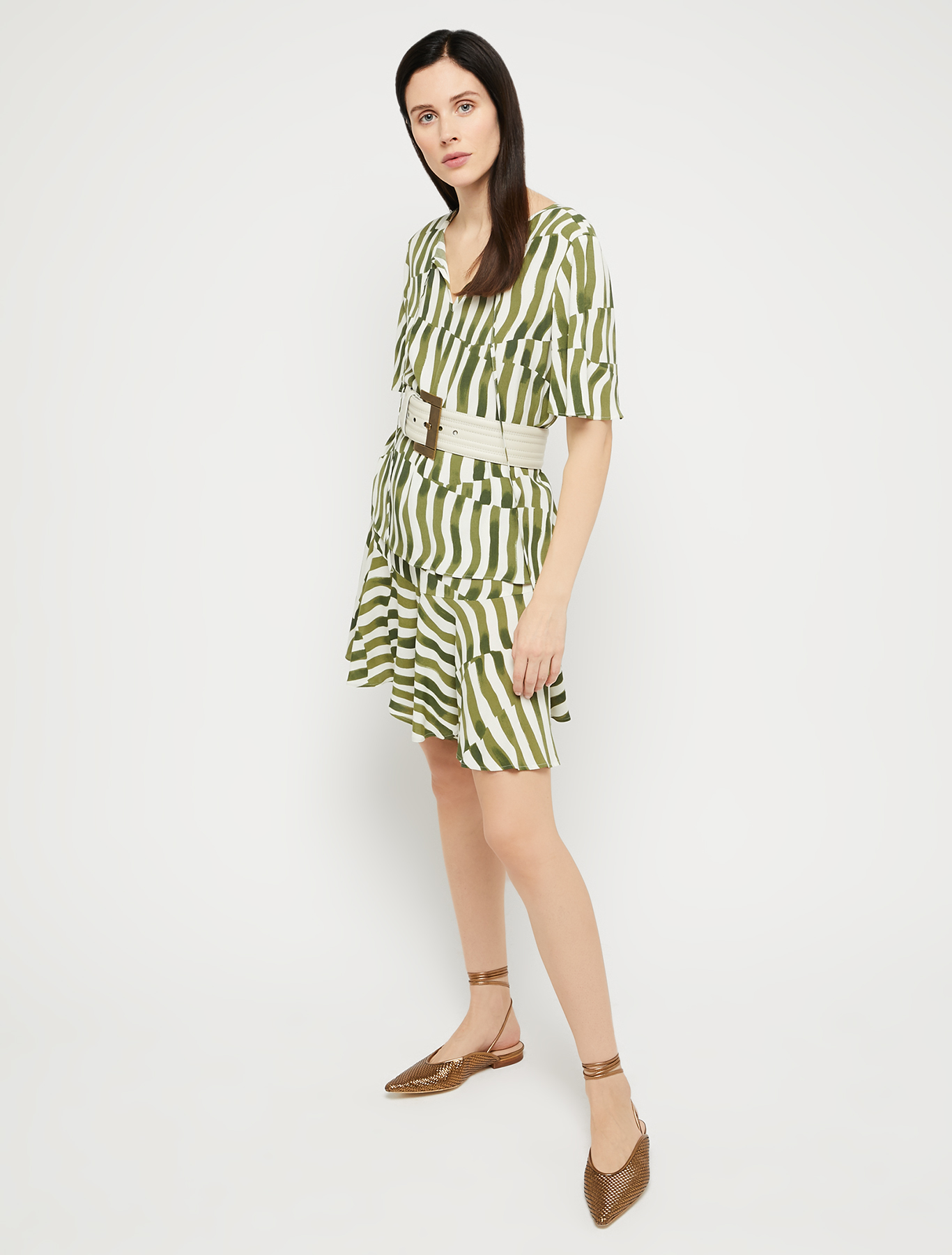Crêpe skort, khaki pattern - Pennyblack Crêpe skort - khaki pattern - pennyblack