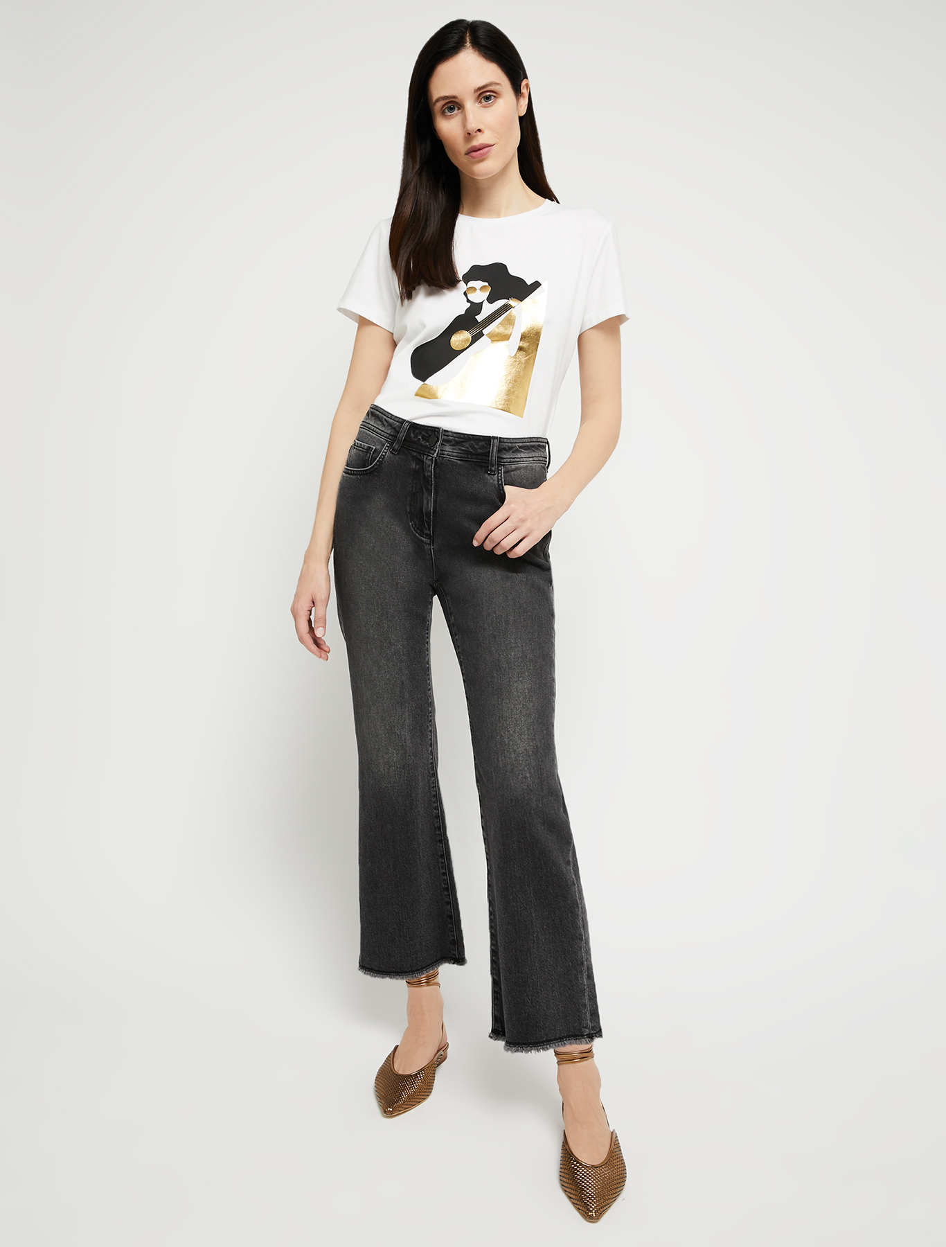 Kick-flare jeans, black - Pennyblack Kick-flare jeans - black - pennyblack