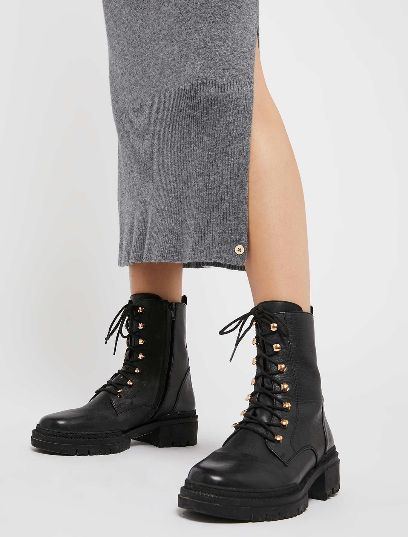 Knit midi skirt, anthracite | Pennyblack Knit midi skirt - anthracite - pennyblack
