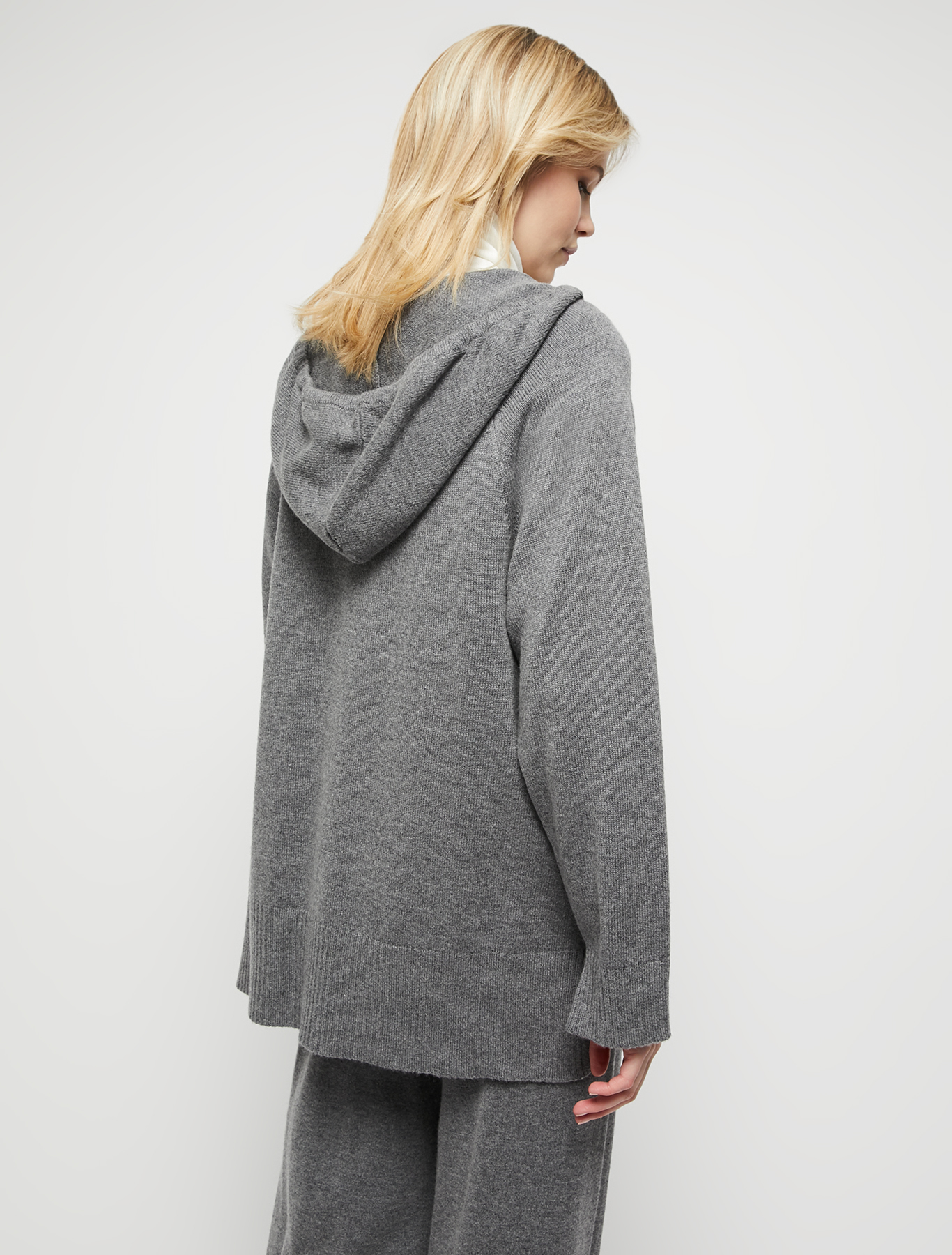 Knit hooded sweatshirt, anthracite | Pennyblack Knit hooded sweatshirt - anthracite - pennyblack