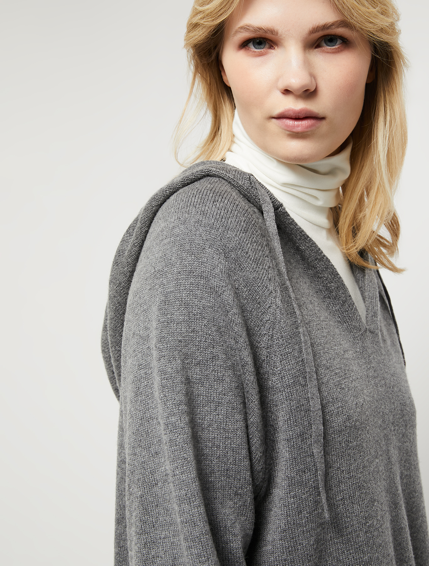 Knit hooded sweatshirt, anthracite | Pennyblack Knit hooded sweatshirt - anthracite - pennyblack