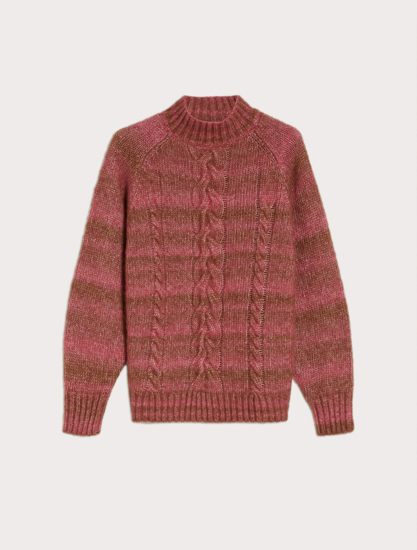Gradient jumper in alpaca and cotton, rust | Pennyblack Gradient jumper in alpaca and cotton - rust - pennyblack