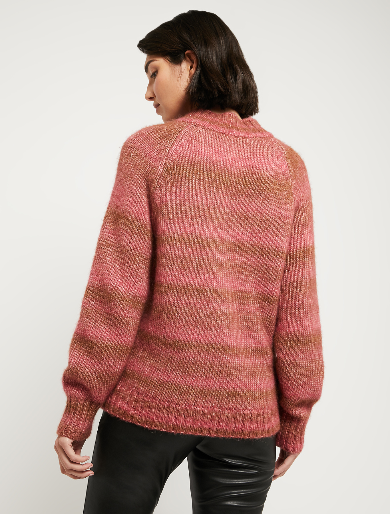 Gradient jumper in alpaca and cotton, rust | Pennyblack Gradient jumper in alpaca and cotton - rust - pennyblack